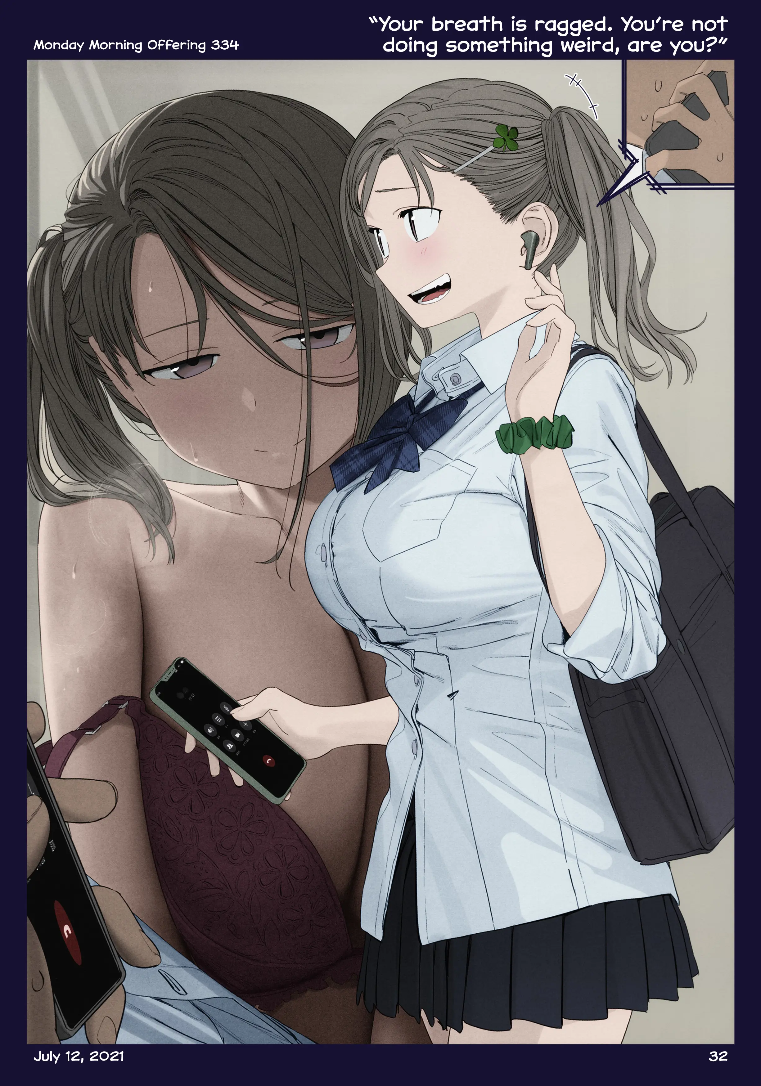 Getsuyoubi No Tawawa (Twitter Webcomic) (Fan Colored) chapter 38 - page 33