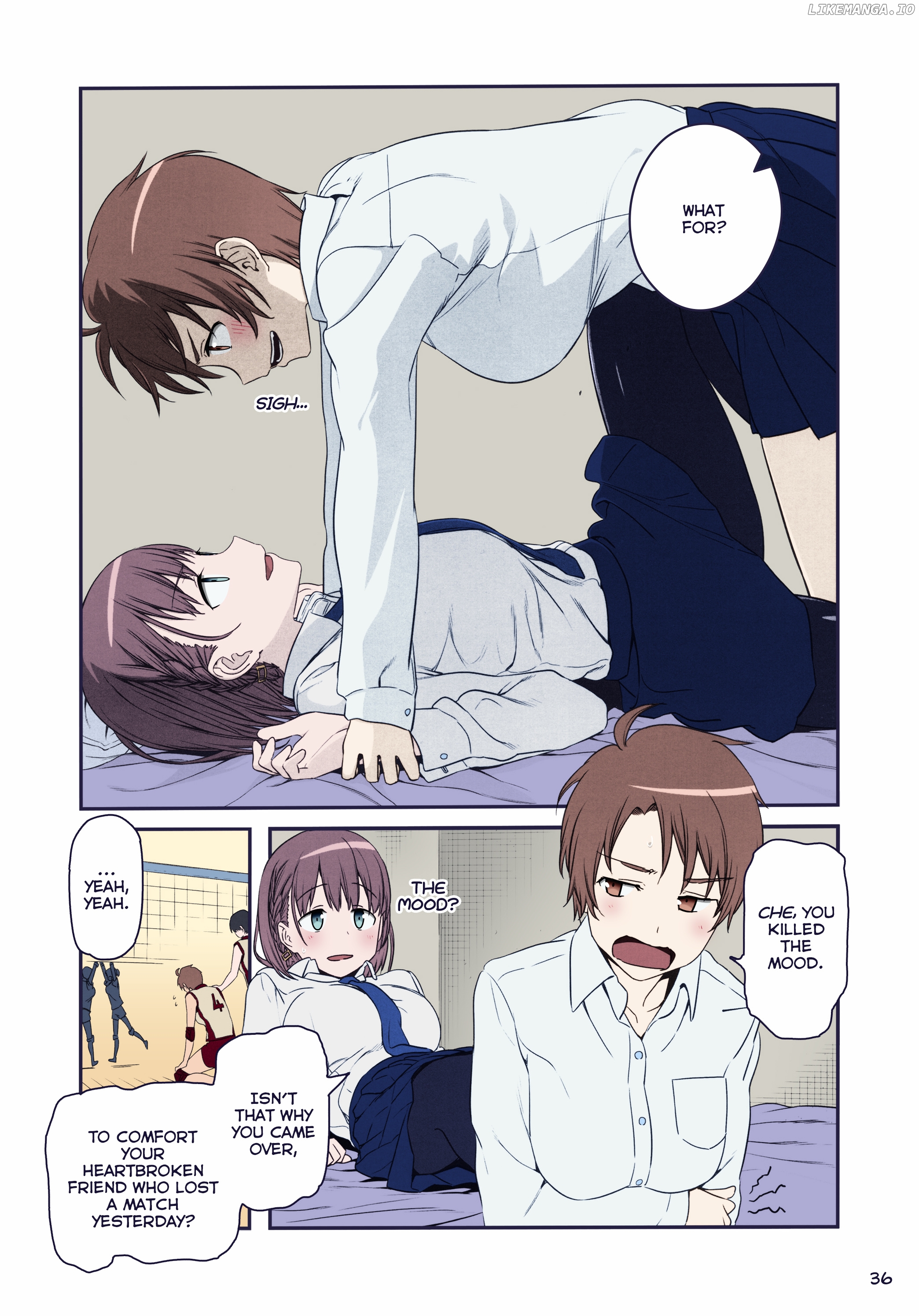 Getsuyoubi No Tawawa (Twitter Webcomic) (Fan Colored) chapter 9 - page 2