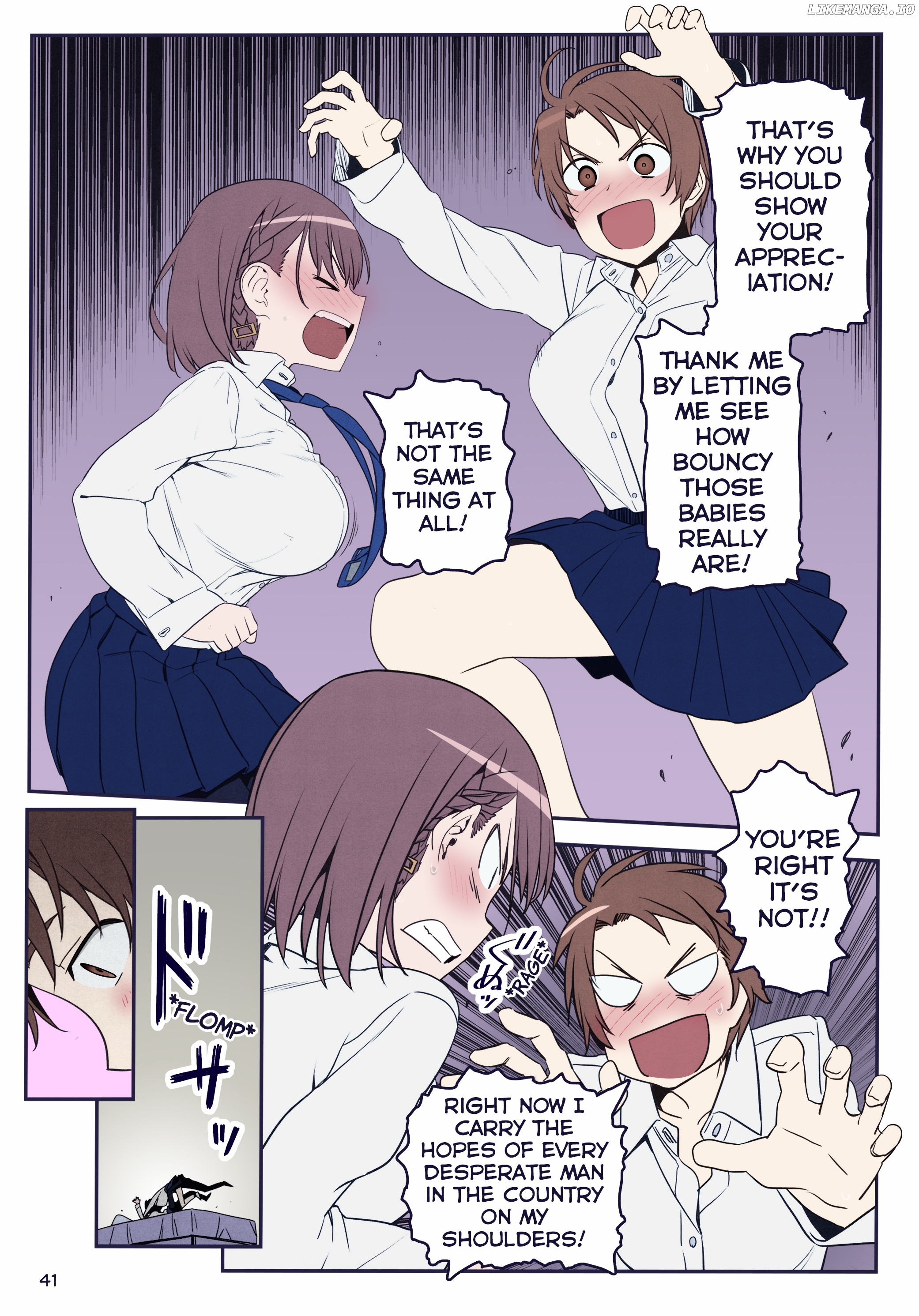 Getsuyoubi No Tawawa (Twitter Webcomic) (Fan Colored) chapter 9 - page 7