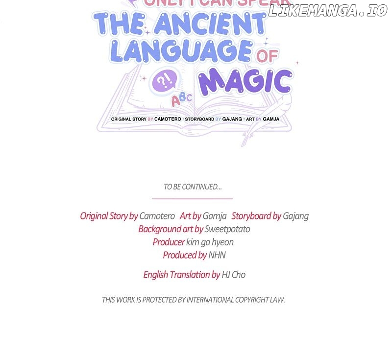 Only I Can Speak the Ancient Language of Magic Chapter 67 - page 68