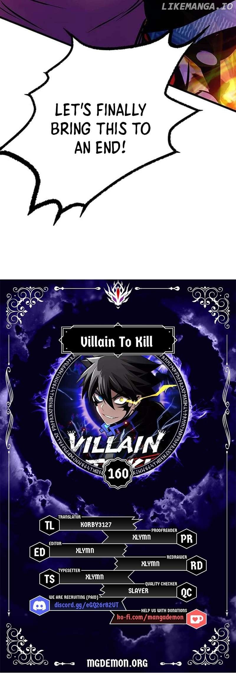 Villain to Kill Chapter 160 - page 3