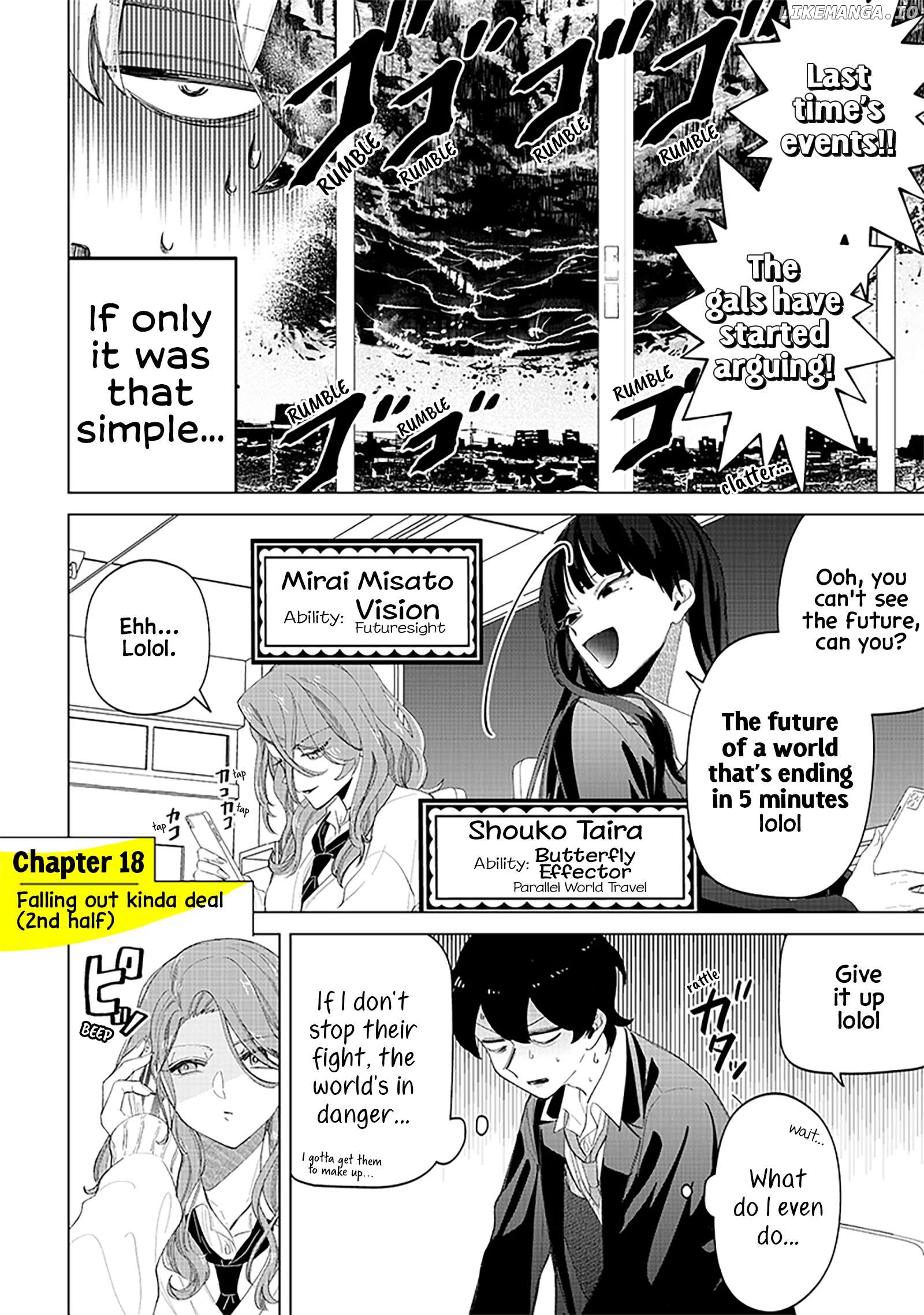 The Gals Who is Always Saying Insane Things. -My Daily Life at a Private Paranormal High School- Chapter 18 - page 2