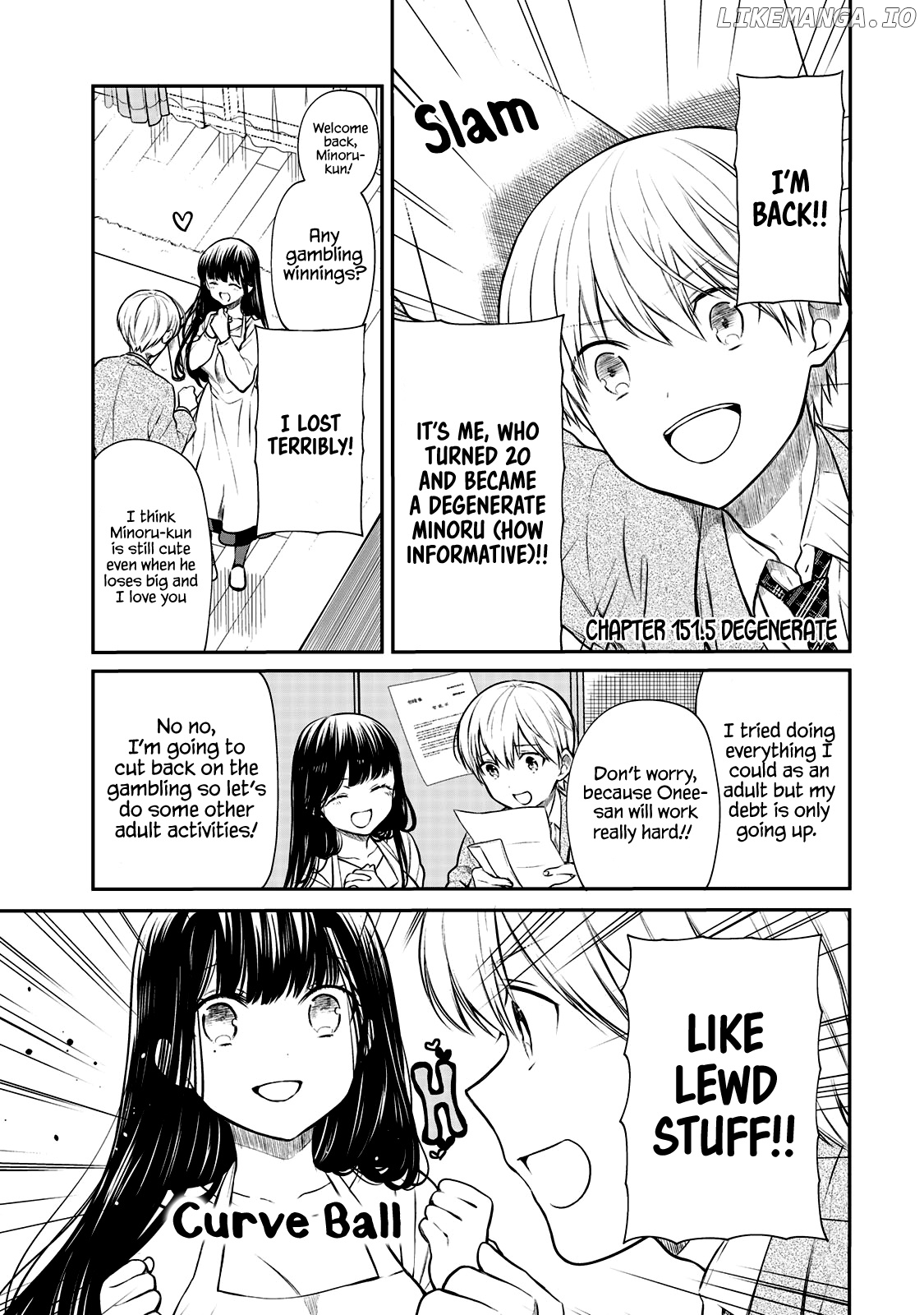 The Story of an Onee-San Who Wants to Keep a High School Boy chapter 151.5 - page 2