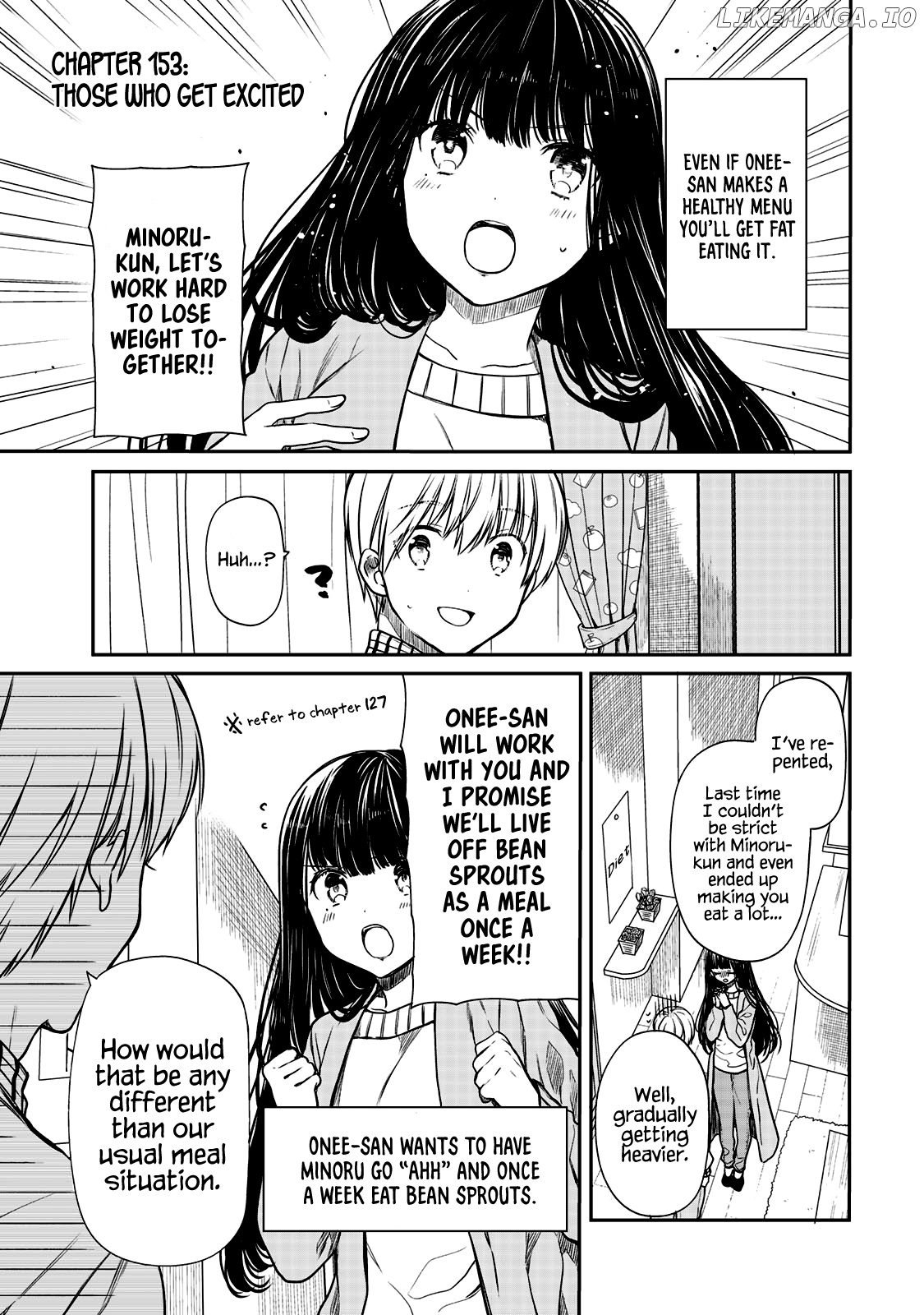 The Story of an Onee-San Who Wants to Keep a High School Boy chapter 153 - page 2