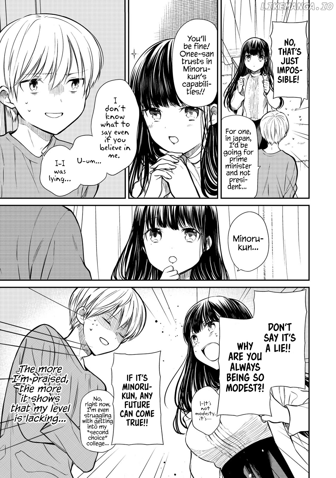 The Story of an Onee-San Who Wants to Keep a High School Boy chapter 202 - page 4