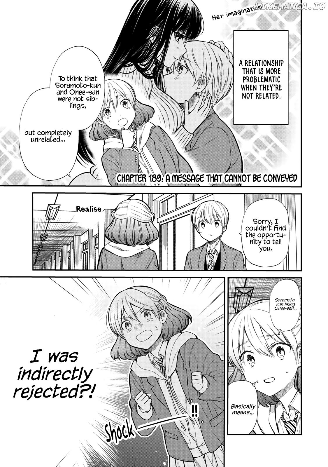 The Story of an Onee-San Who Wants to Keep a High School Boy chapter 189 - page 2