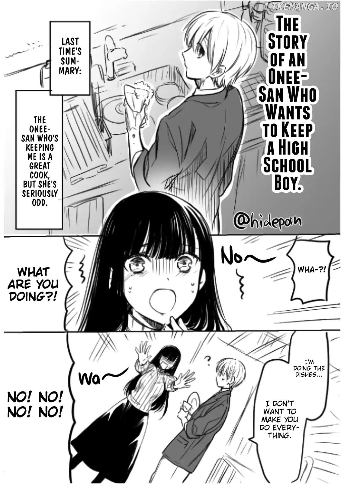 The Story of an Onee-San Who Wants to Keep a High School Boy chapter 6 - page 1