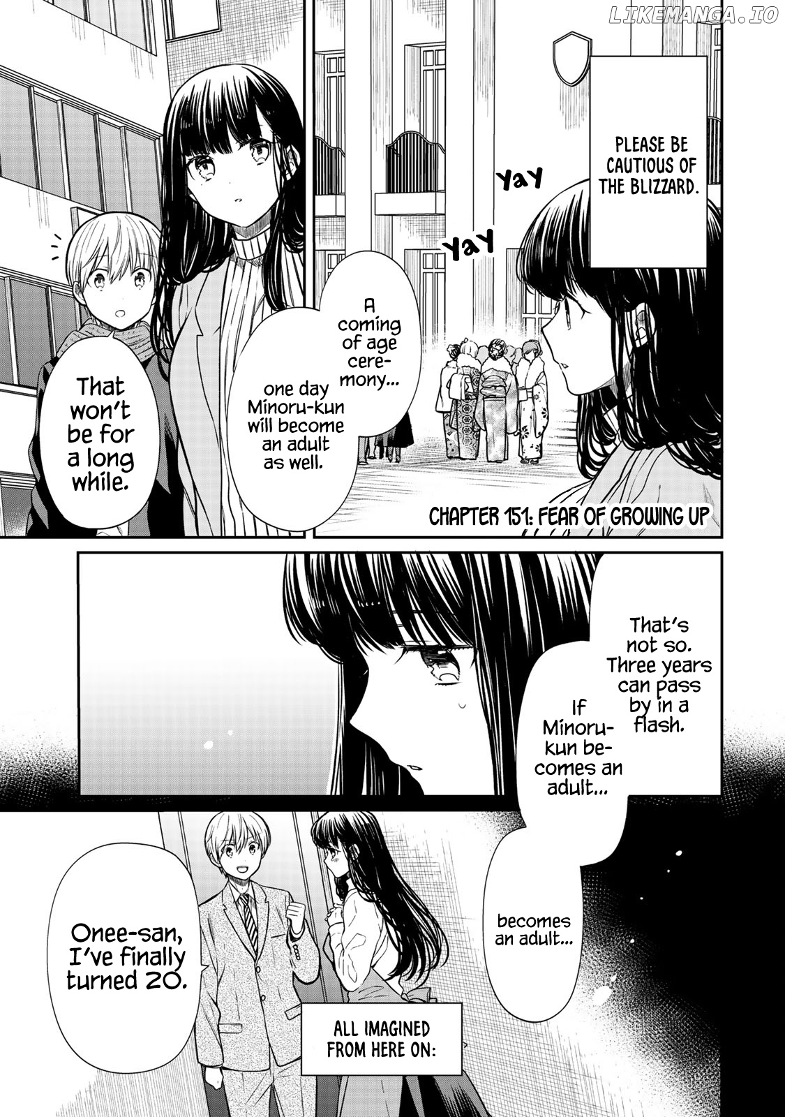 The Story of an Onee-San Who Wants to Keep a High School Boy chapter 151 - page 2