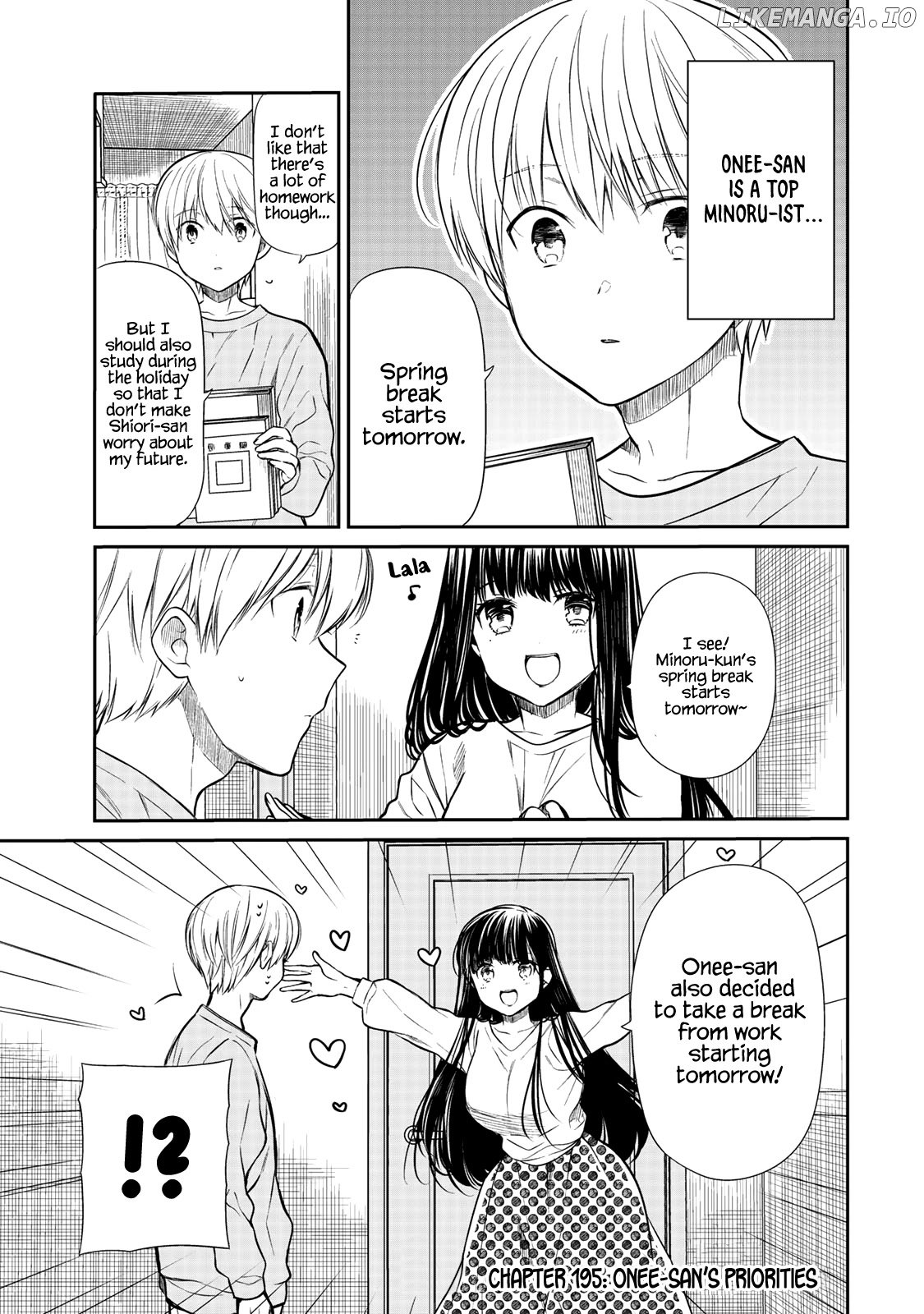 The Story of an Onee-San Who Wants to Keep a High School Boy chapter 195 - page 2