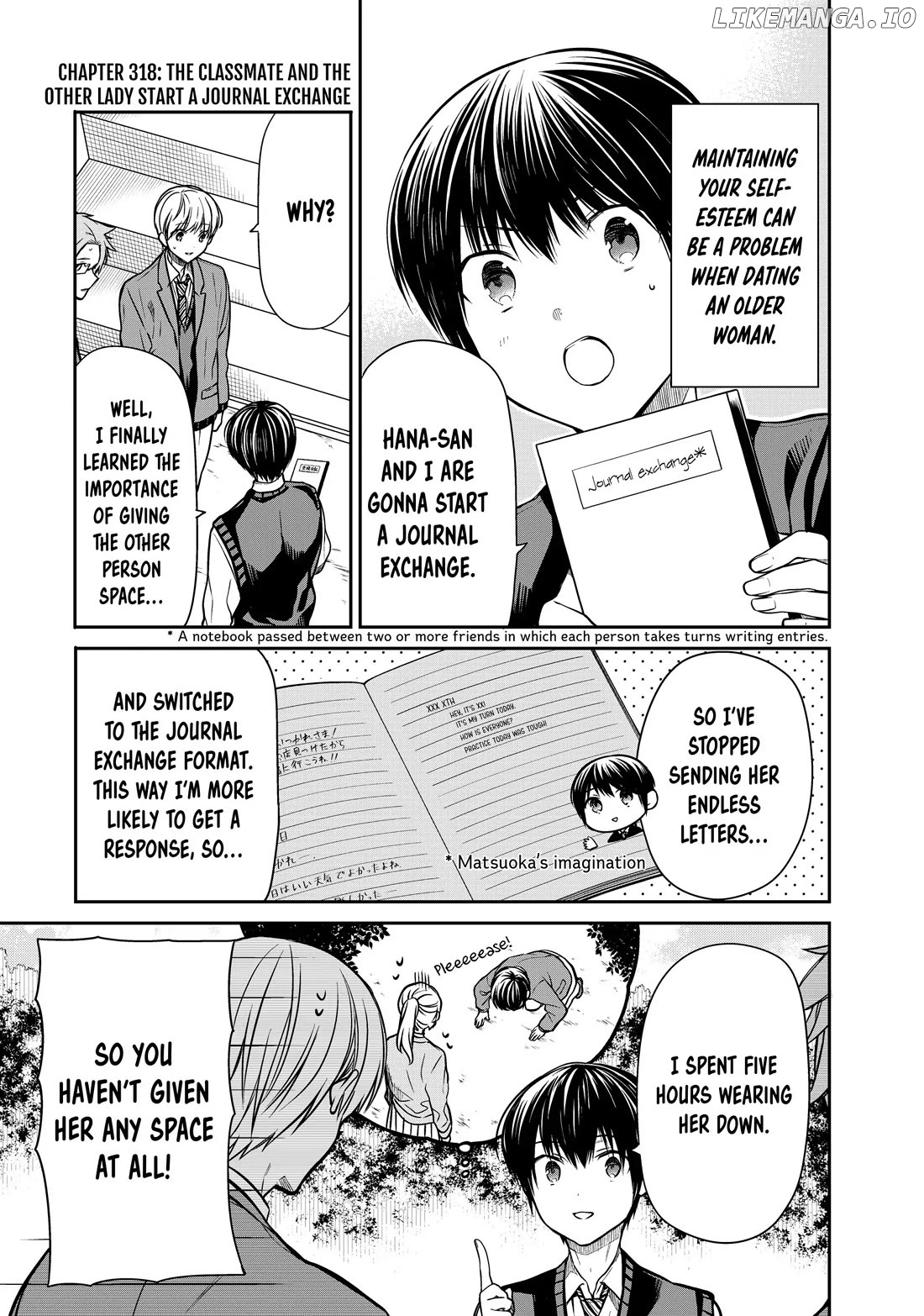 The Story of an Onee-San Who Wants to Keep a High School Boy chapter 318 - page 1