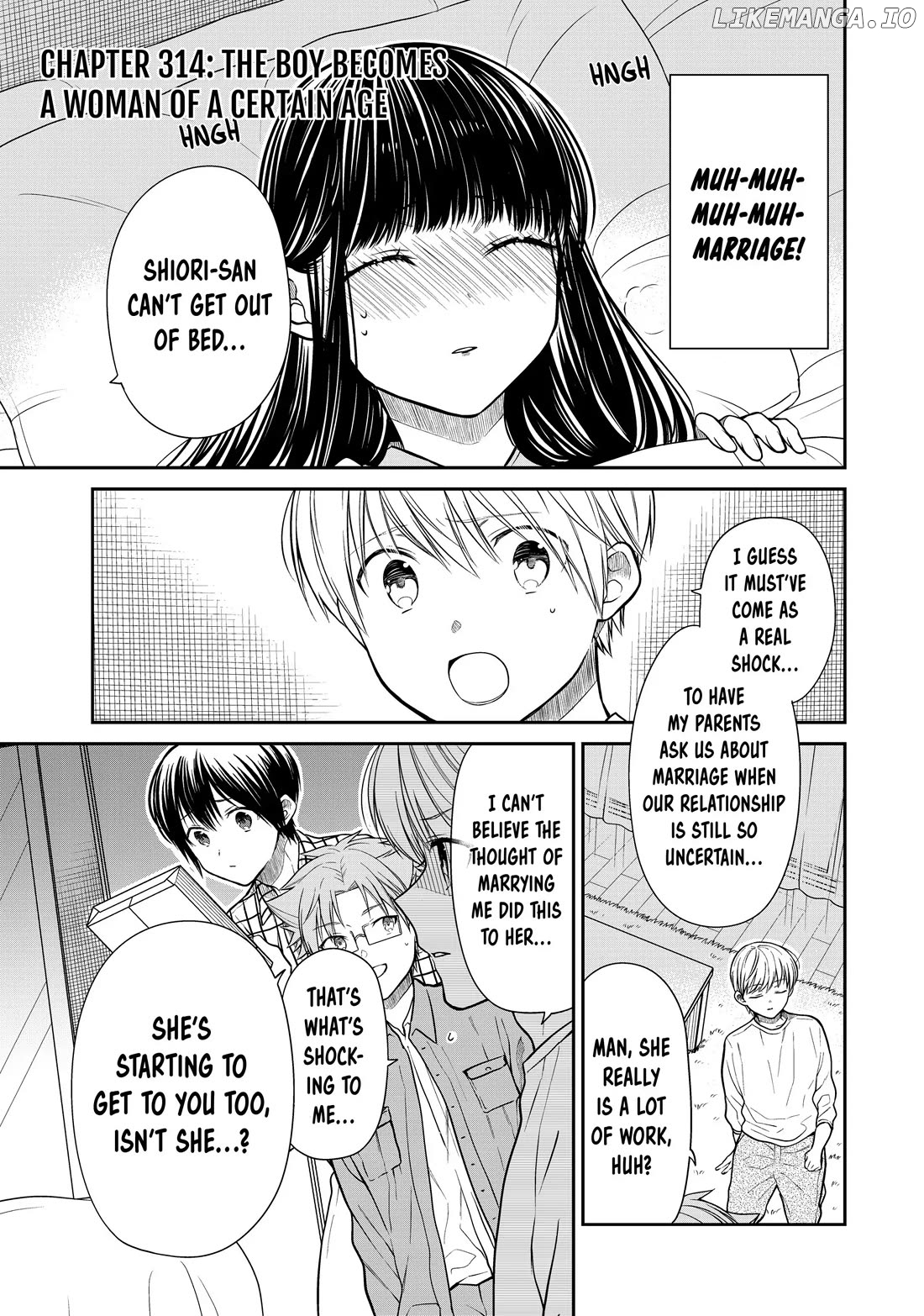 The Story of an Onee-San Who Wants to Keep a High School Boy chapter 314 - page 1