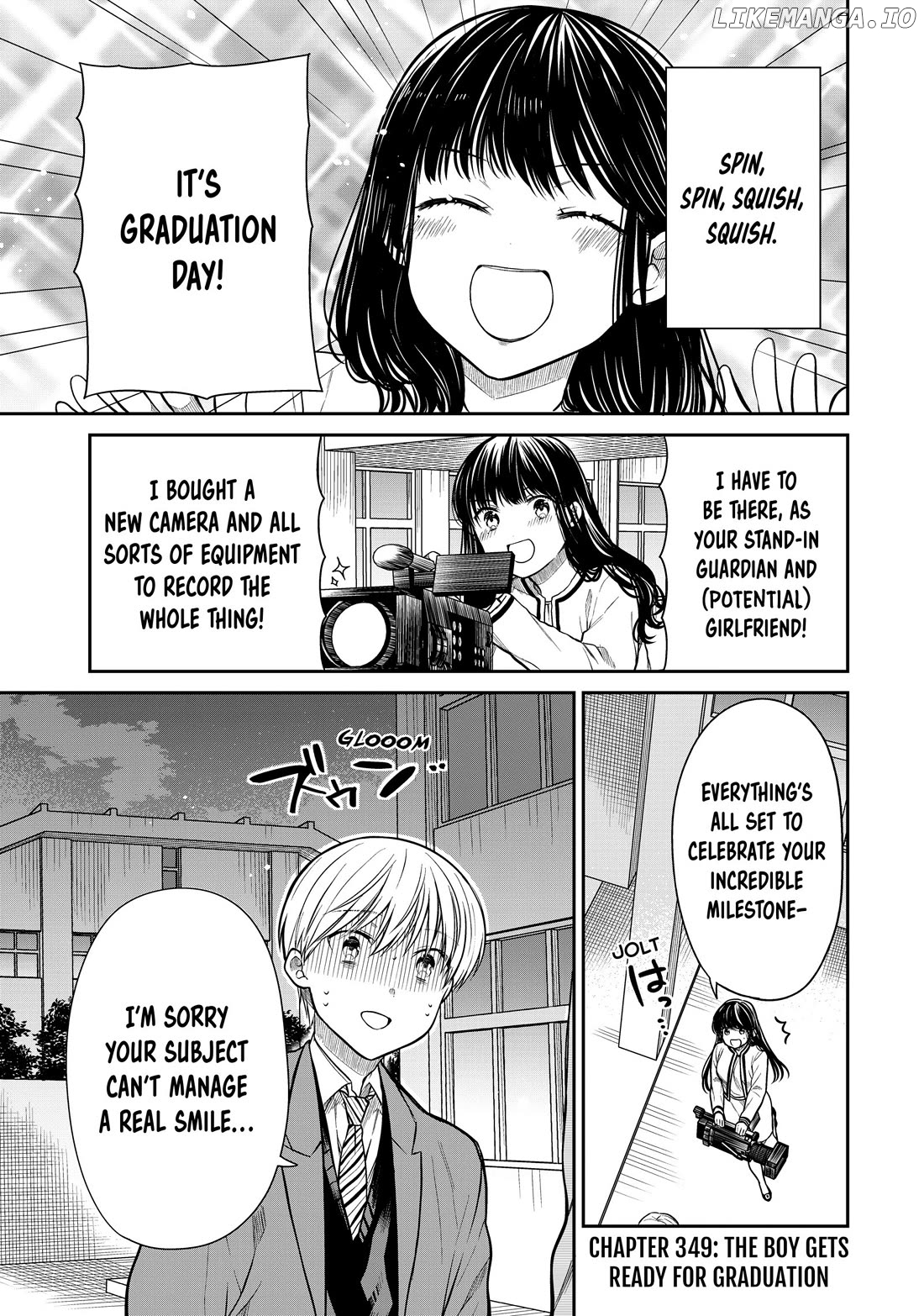 The Story of an Onee-San Who Wants to Keep a High School Boy chapter 349 - page 1