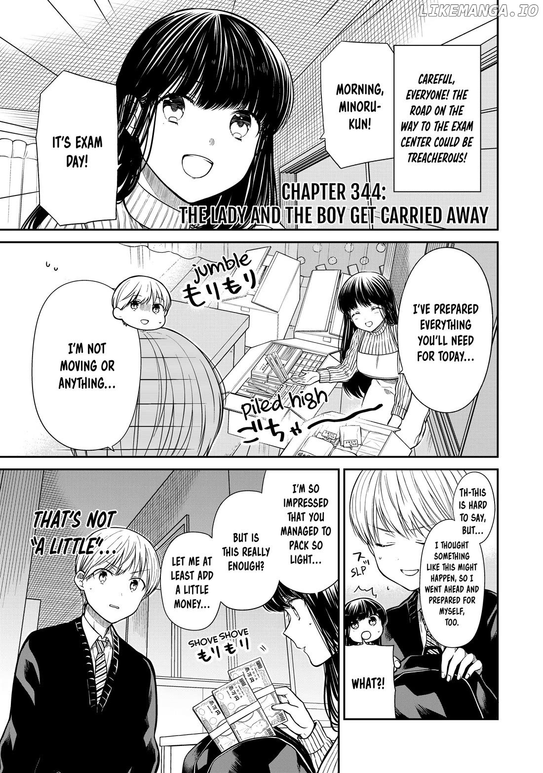 The Story of an Onee-San Who Wants to Keep a High School Boy chapter 344 - page 1