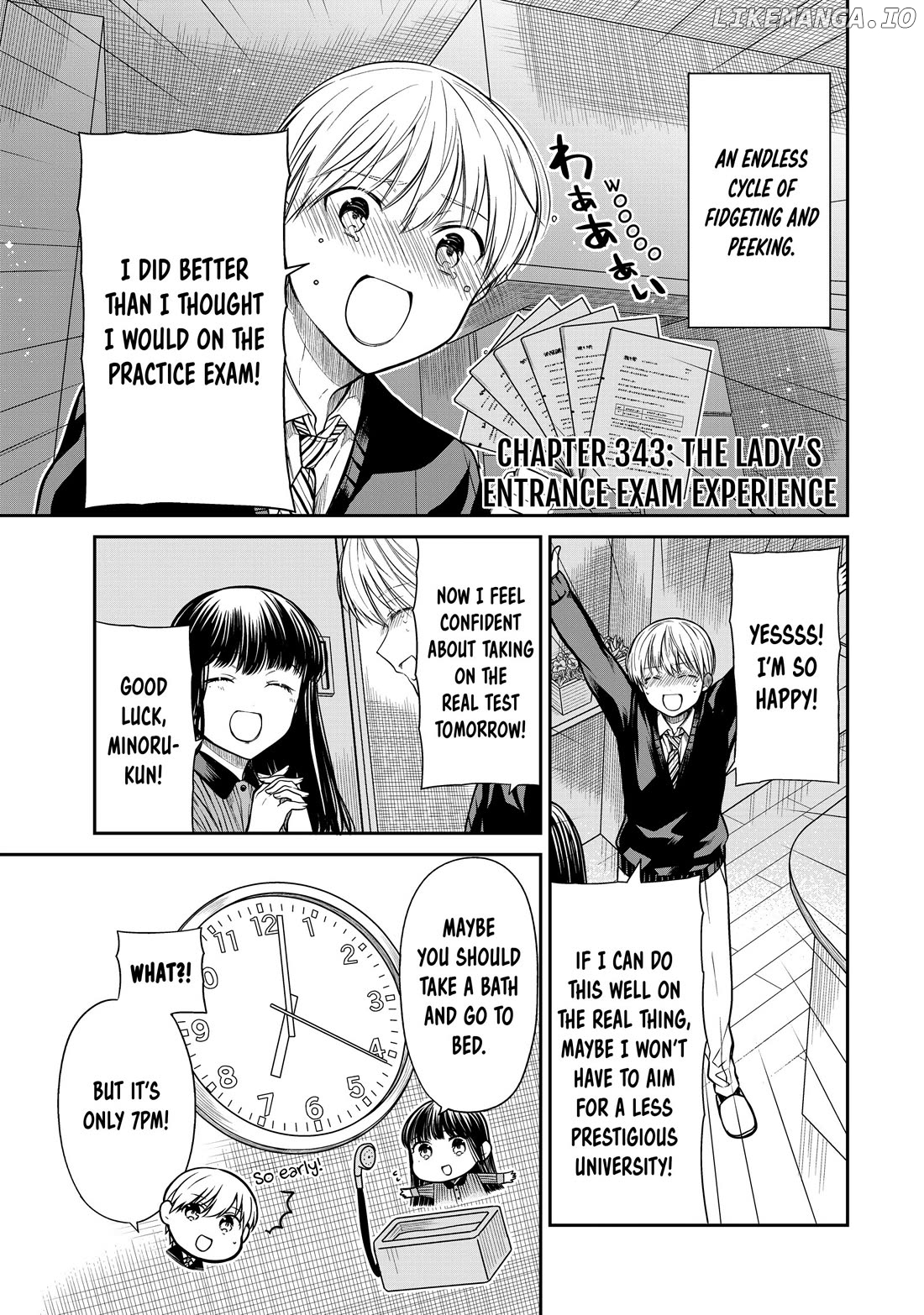 The Story of an Onee-San Who Wants to Keep a High School Boy chapter 343 - page 1