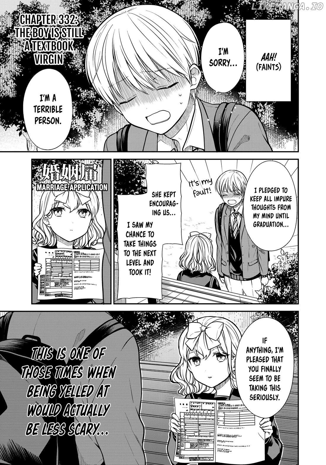 The Story of an Onee-San Who Wants to Keep a High School Boy chapter 332 - page 1