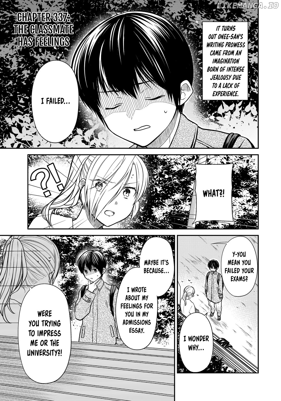 The Story of an Onee-San Who Wants to Keep a High School Boy chapter 337 - page 1