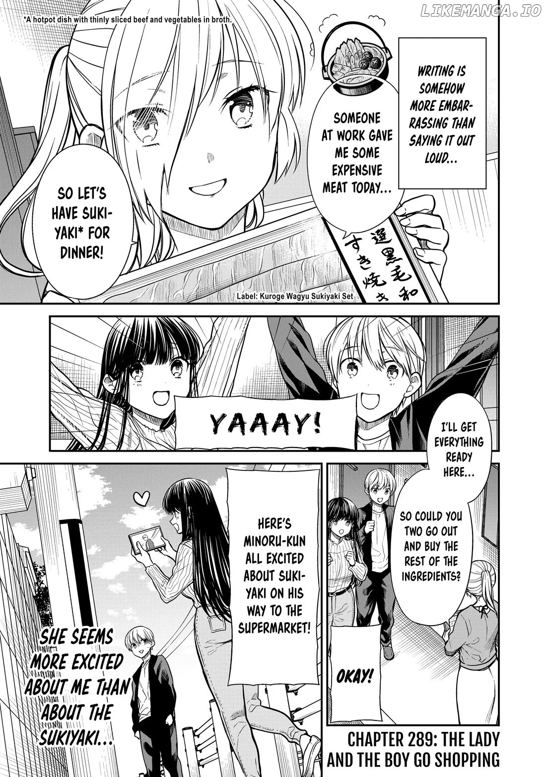 The Story of an Onee-San Who Wants to Keep a High School Boy chapter 289 - page 1