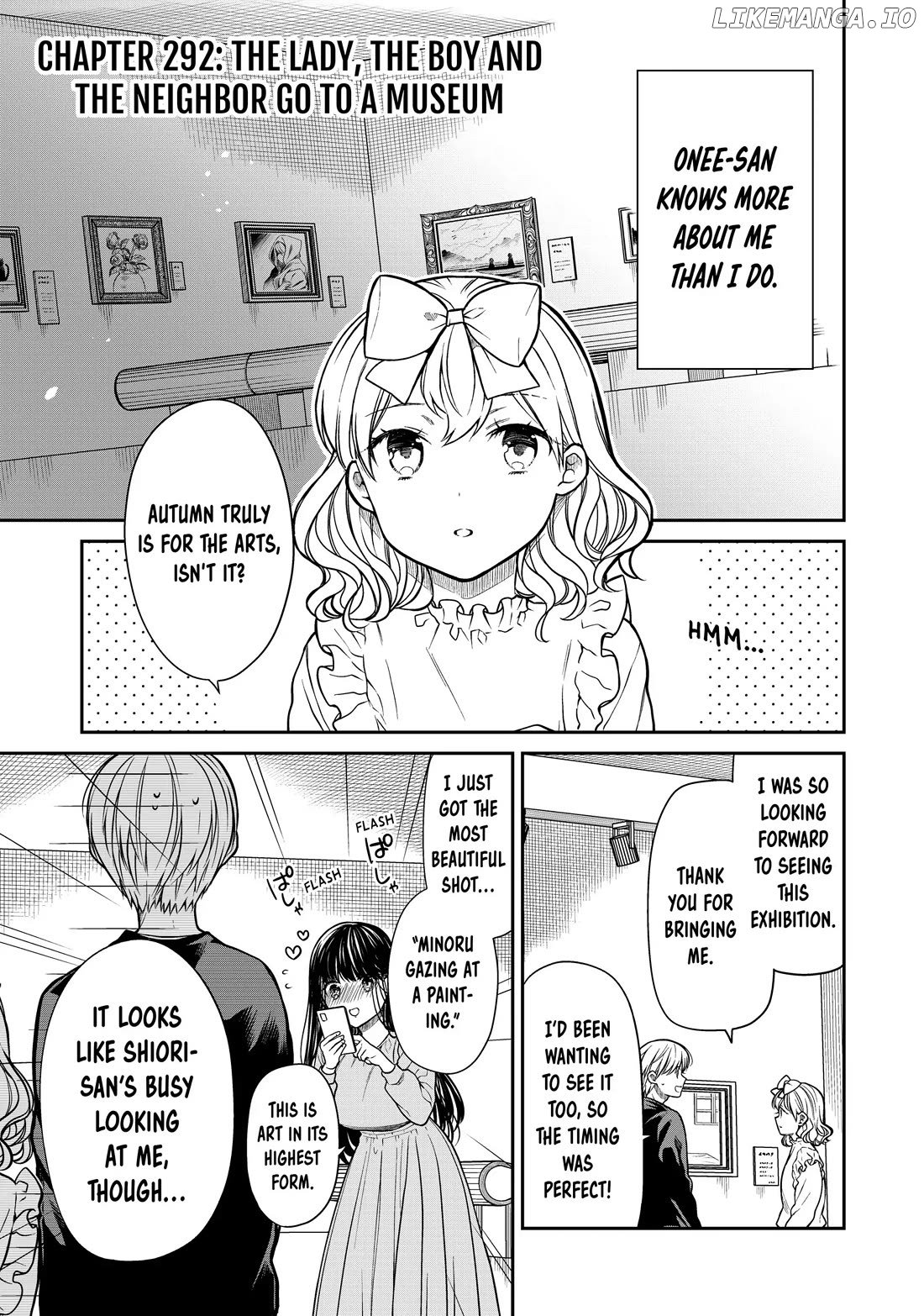 The Story of an Onee-San Who Wants to Keep a High School Boy chapter 292 - page 1