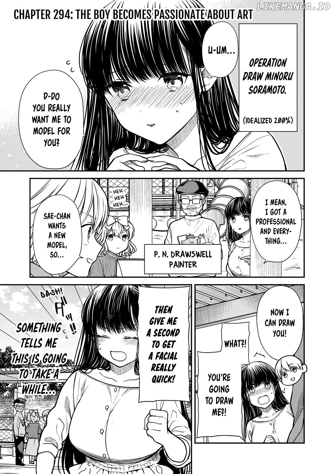 The Story of an Onee-San Who Wants to Keep a High School Boy chapter 294 - page 1