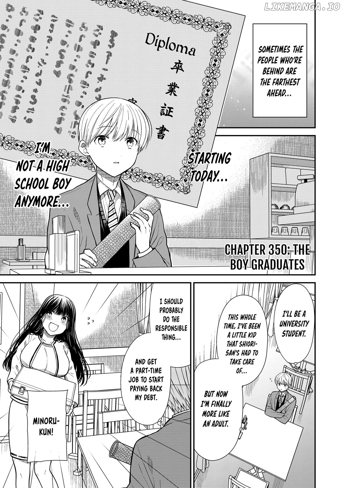 The Story of an Onee-San Who Wants to Keep a High School Boy chapter 350 - page 1