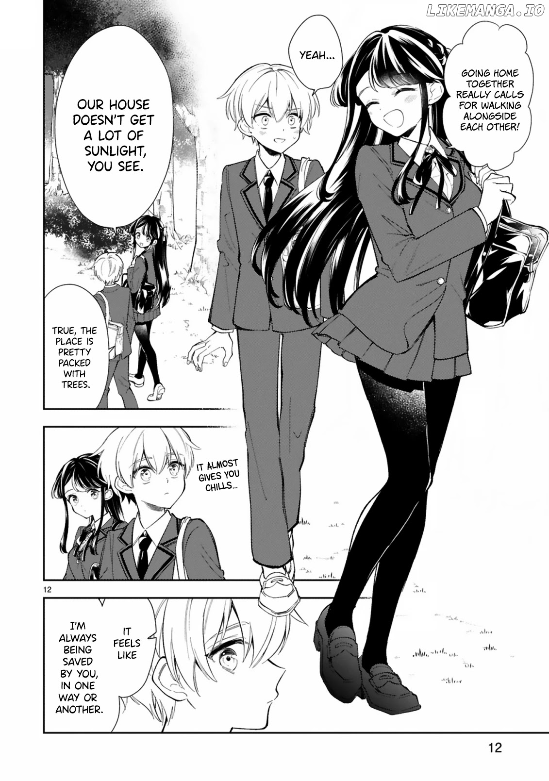 Ichijou-San Wa Kao Ni Deyasui chapter 8 - page 12