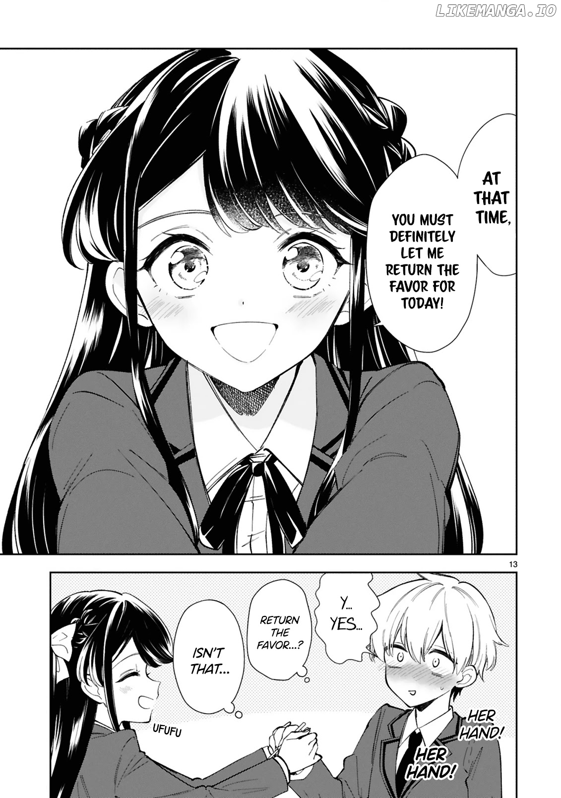 Ichijou-San Wa Kao Ni Deyasui chapter 7 - page 13