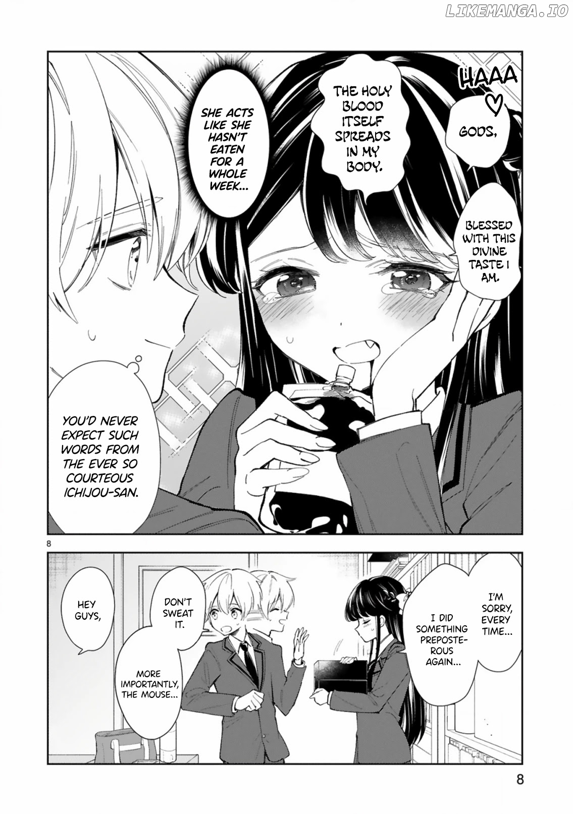 Ichijou-San Wa Kao Ni Deyasui chapter 5 - page 10