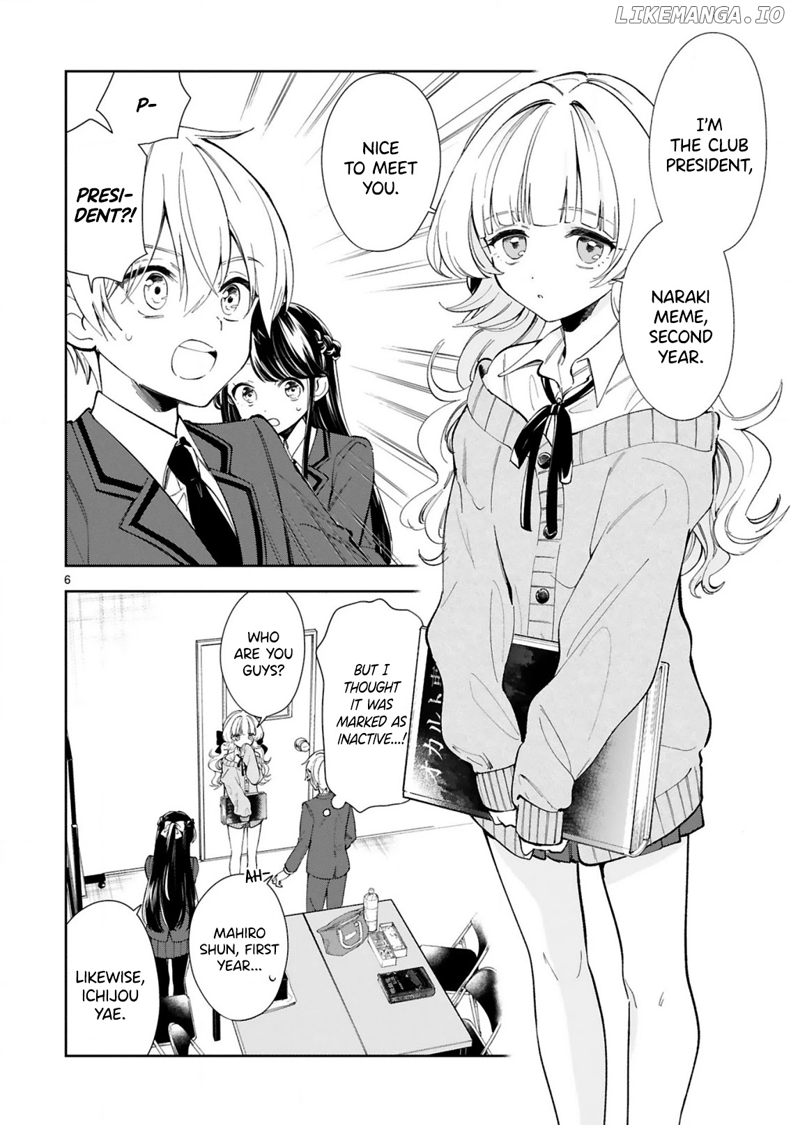 Ichijou-San Wa Kao Ni Deyasui chapter 4 - page 6