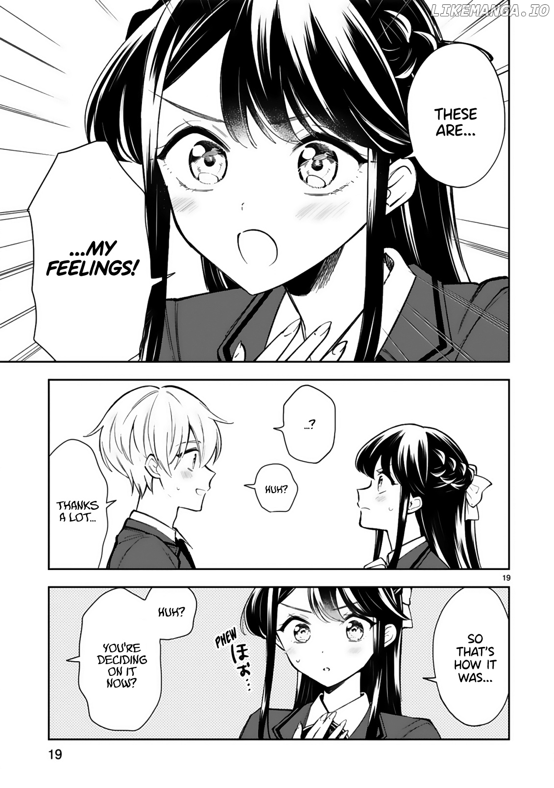 Ichijou-San Wa Kao Ni Deyasui chapter 20 - page 21