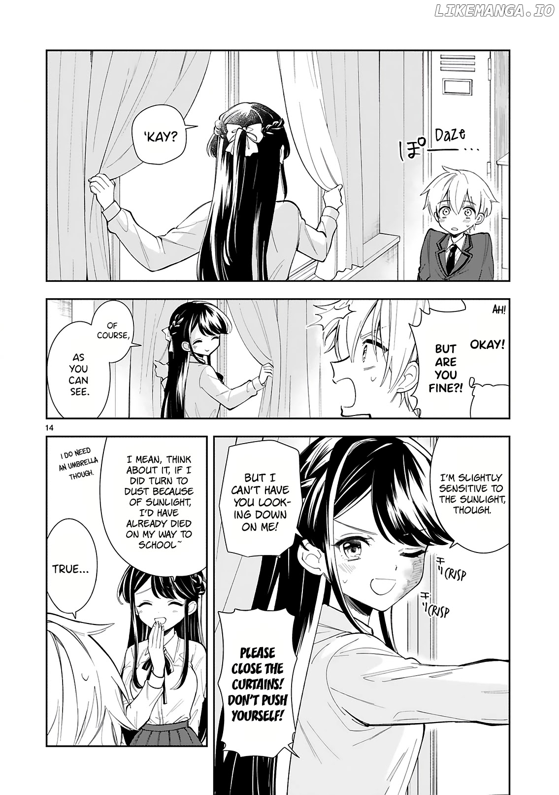 Ichijou-San Wa Kao Ni Deyasui chapter 2 - page 14