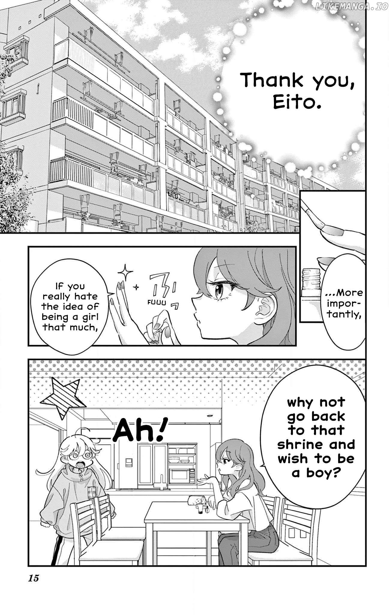 Uesugi-kun wa Onnanoko wo Yametai Chapter 2 - page 15