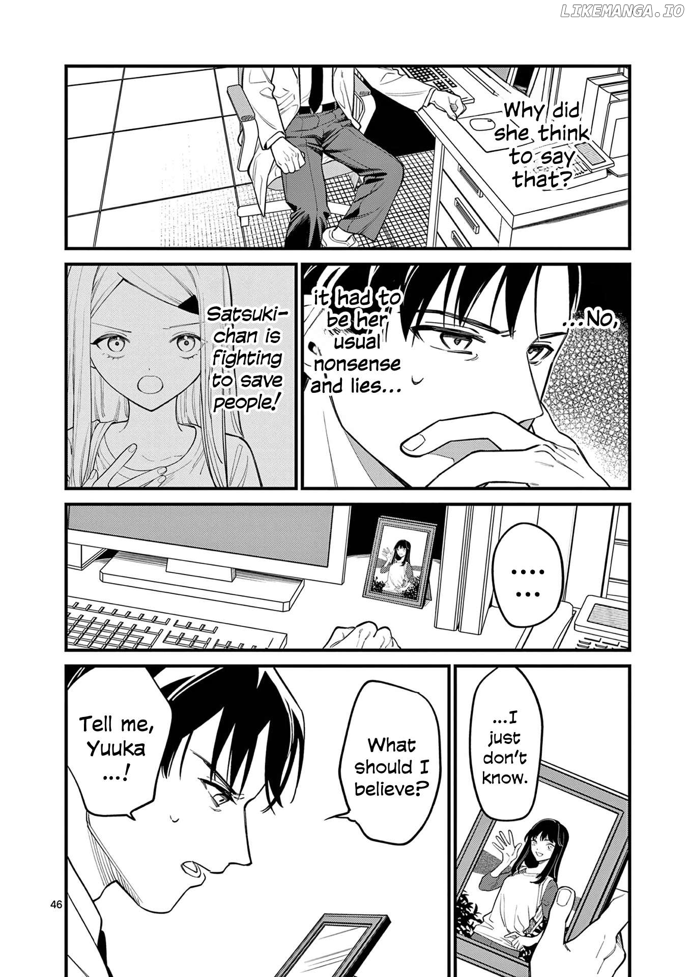 Liar Satsuki Can See Death Chapter 84 - page 46