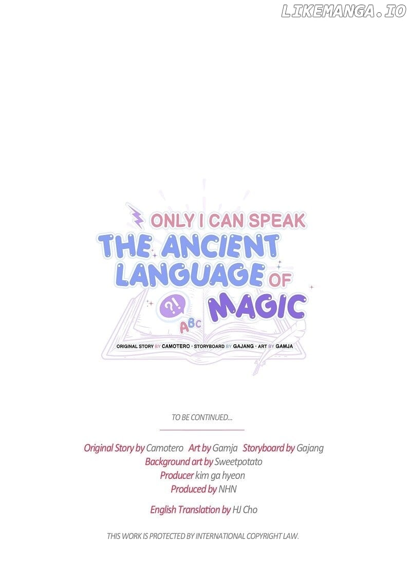 Only I Can Speak the Ancient Language of Magic Chapter 79 - page 71