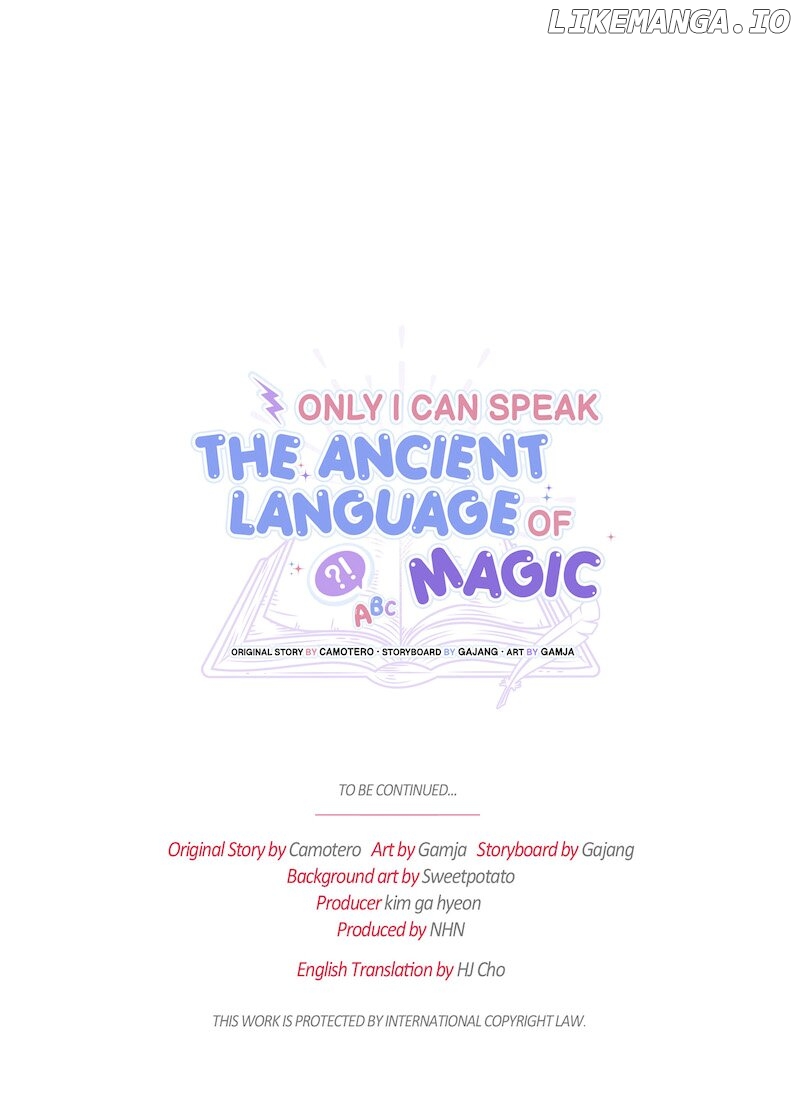 Only I Can Speak the Ancient Language of Magic Chapter 82 - page 70