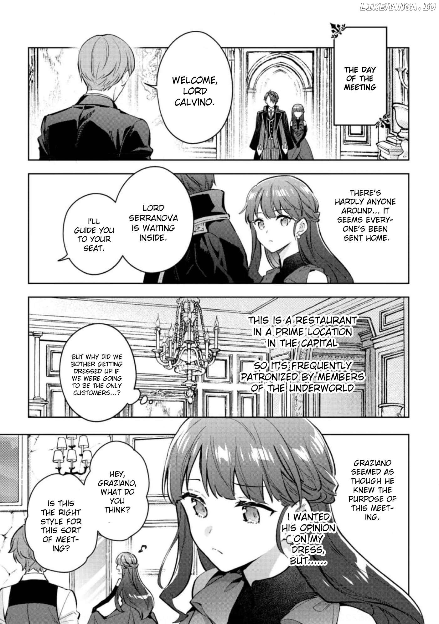 Akumana Akutou Ikka no Mana Musume, Tensei Saki mo Otome Game no Gokudou Reijou deshita Chapter 21 - page 2