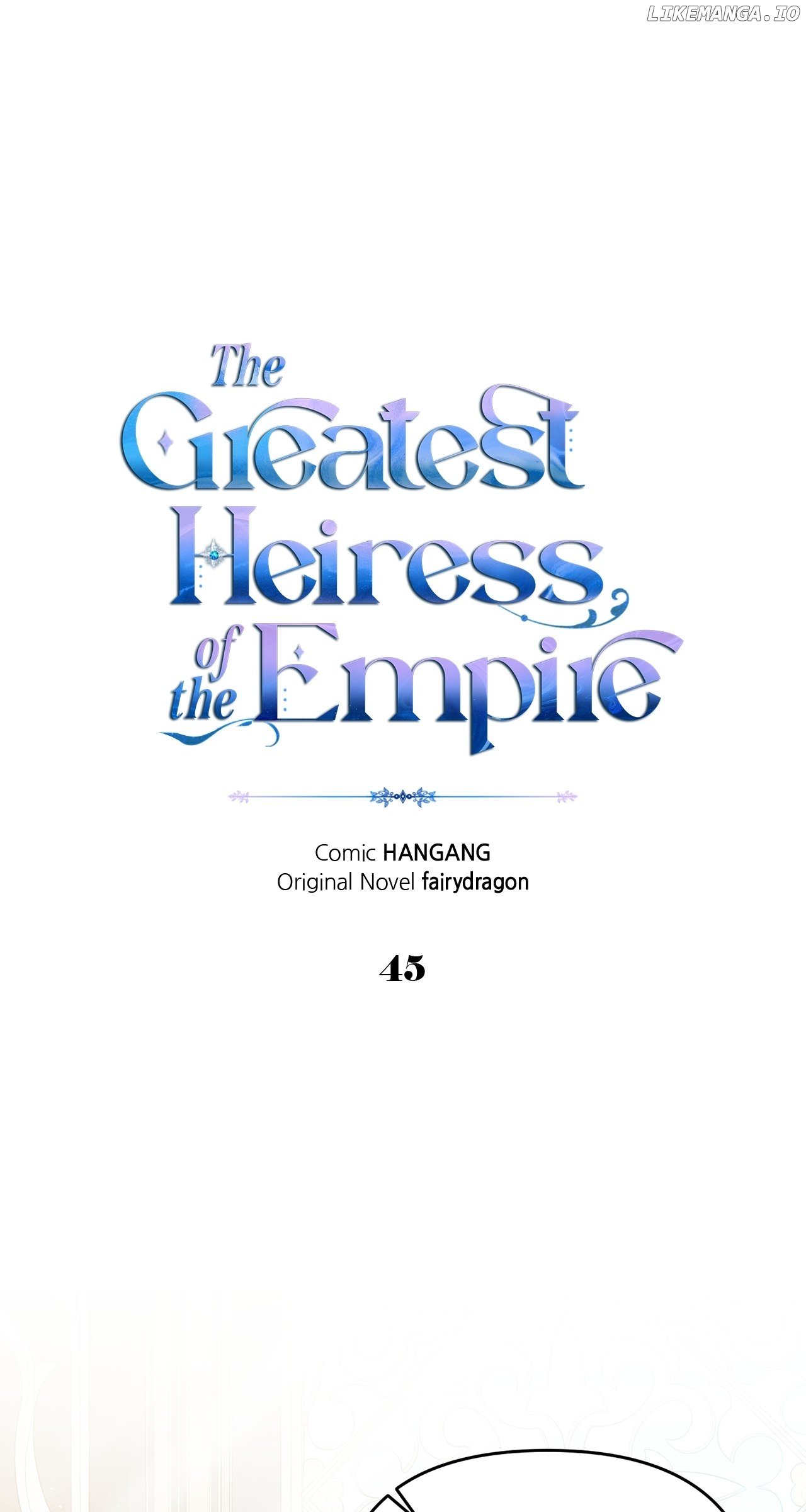 I Became the Greatest Heiress of the Empire Chapter 45 - page 1