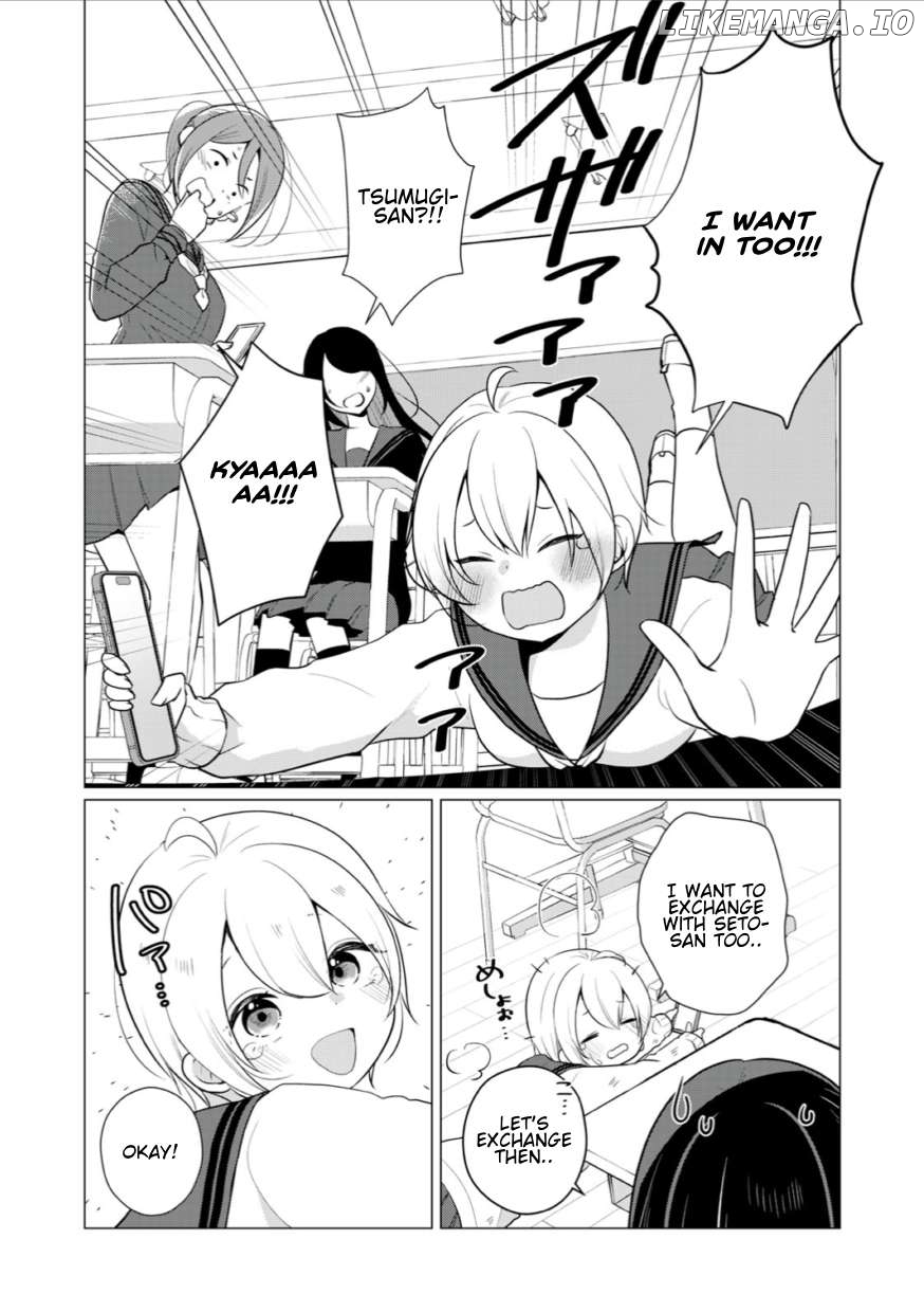 Tsumugi-chan wants to make seto-san laugh Chapter 7 - page 4