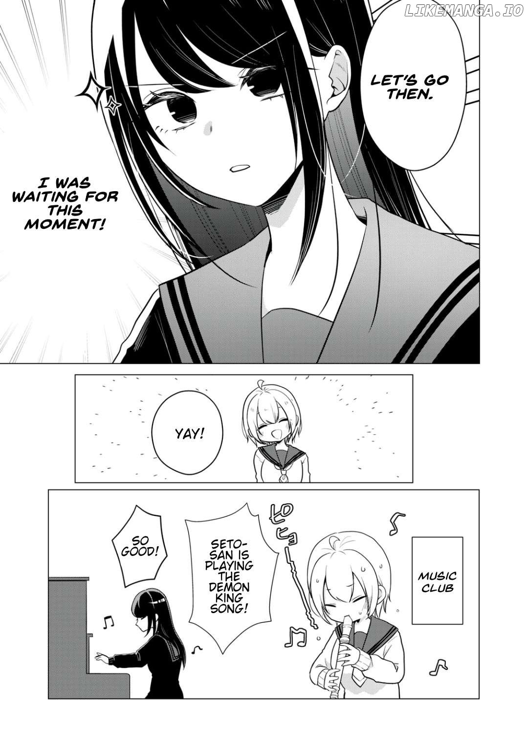 Tsumugi-chan wants to make seto-san laugh Chapter 9 - page 3