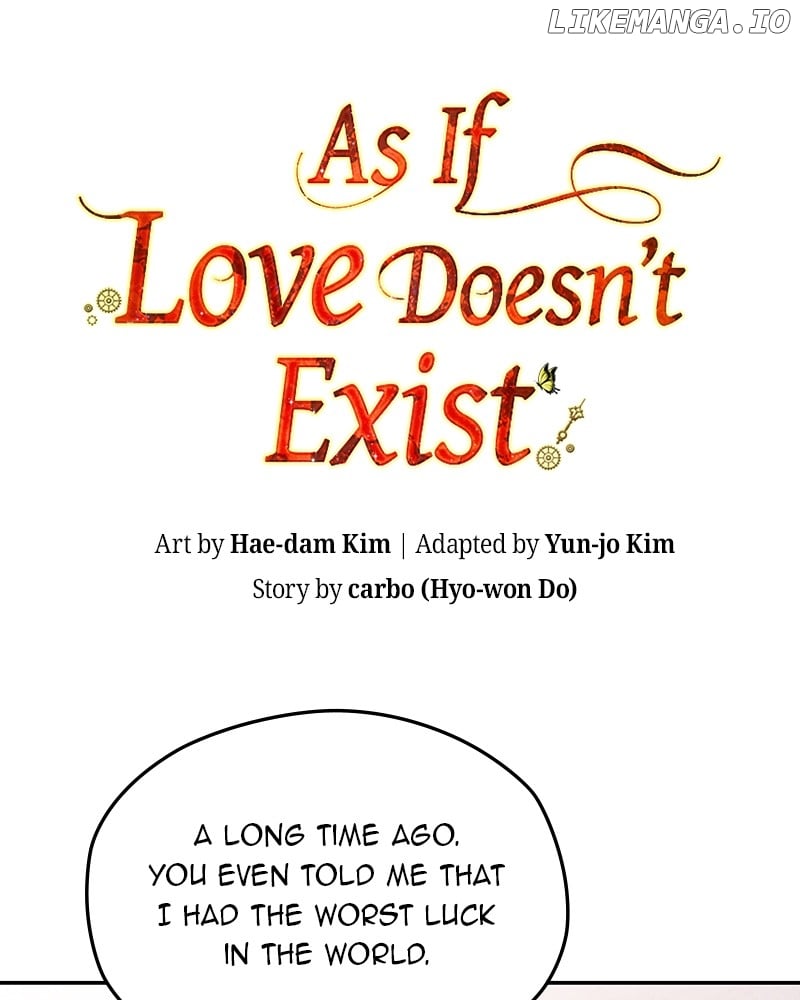 As If Love Doesn’t Exist Chapter 62 - page 1