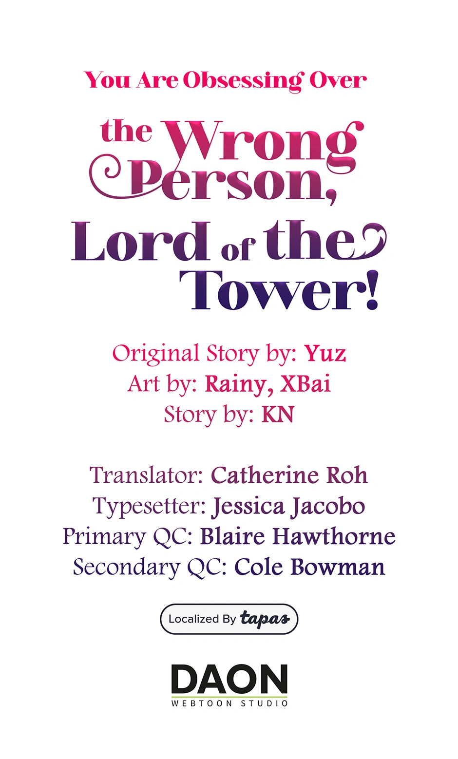 You Are Obsessing Over the Wrong Person, Lord of the Tower! Chapter 49 - page 71