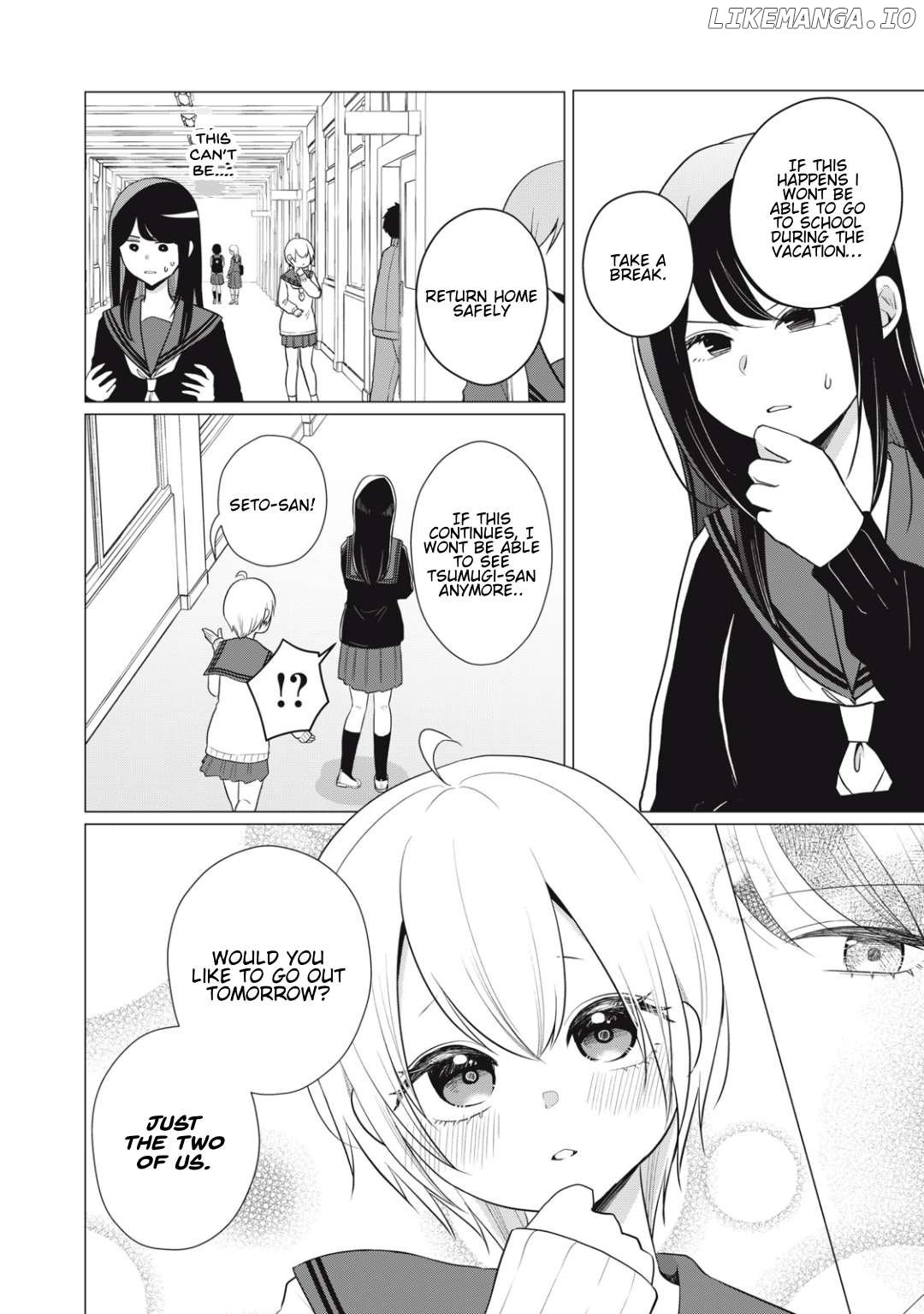 Tsumugi-chan wants to make seto-san laugh Chapter 13 - page 4