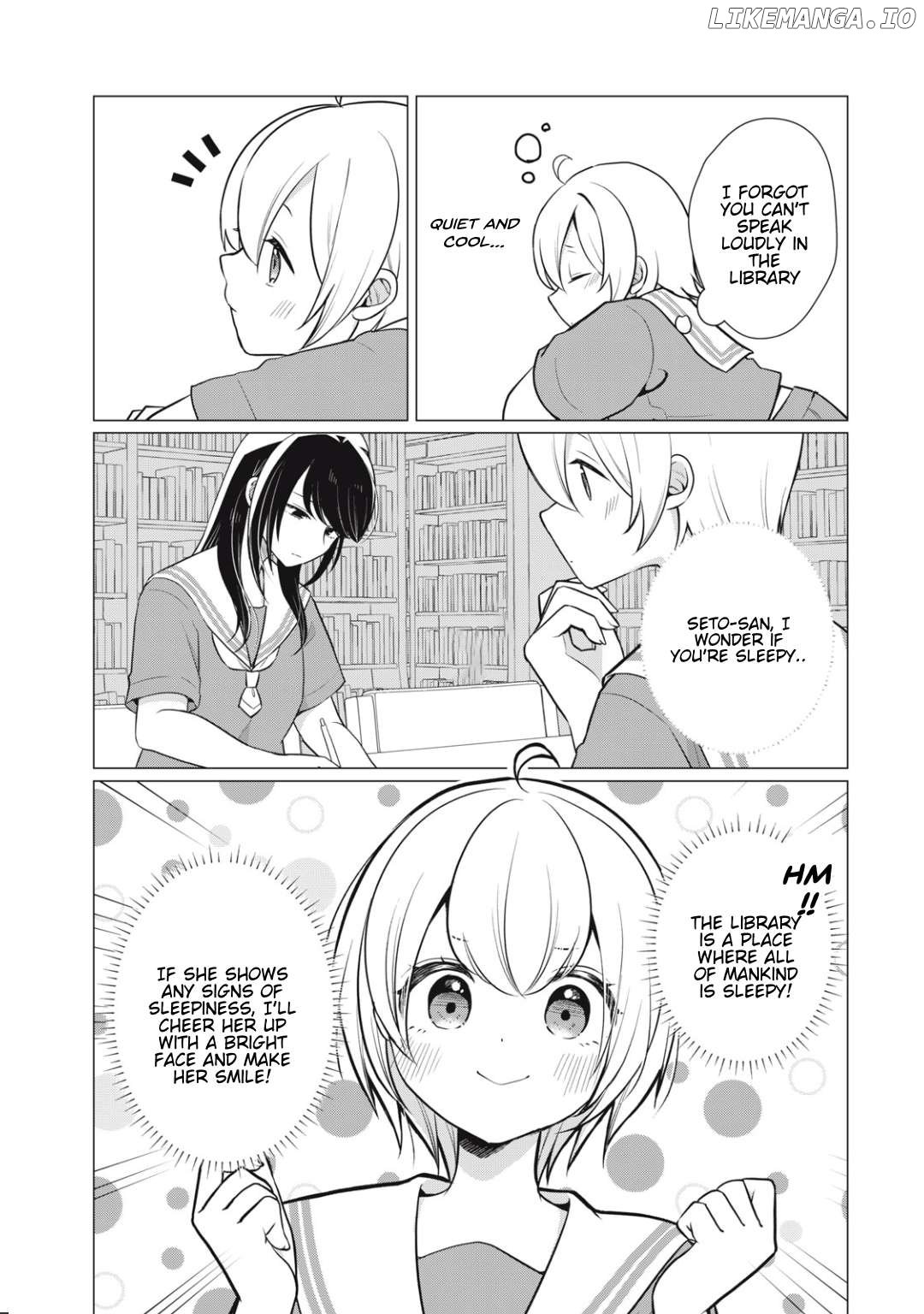 Tsumugi-chan wants to make seto-san laugh Chapter 20 - page 2