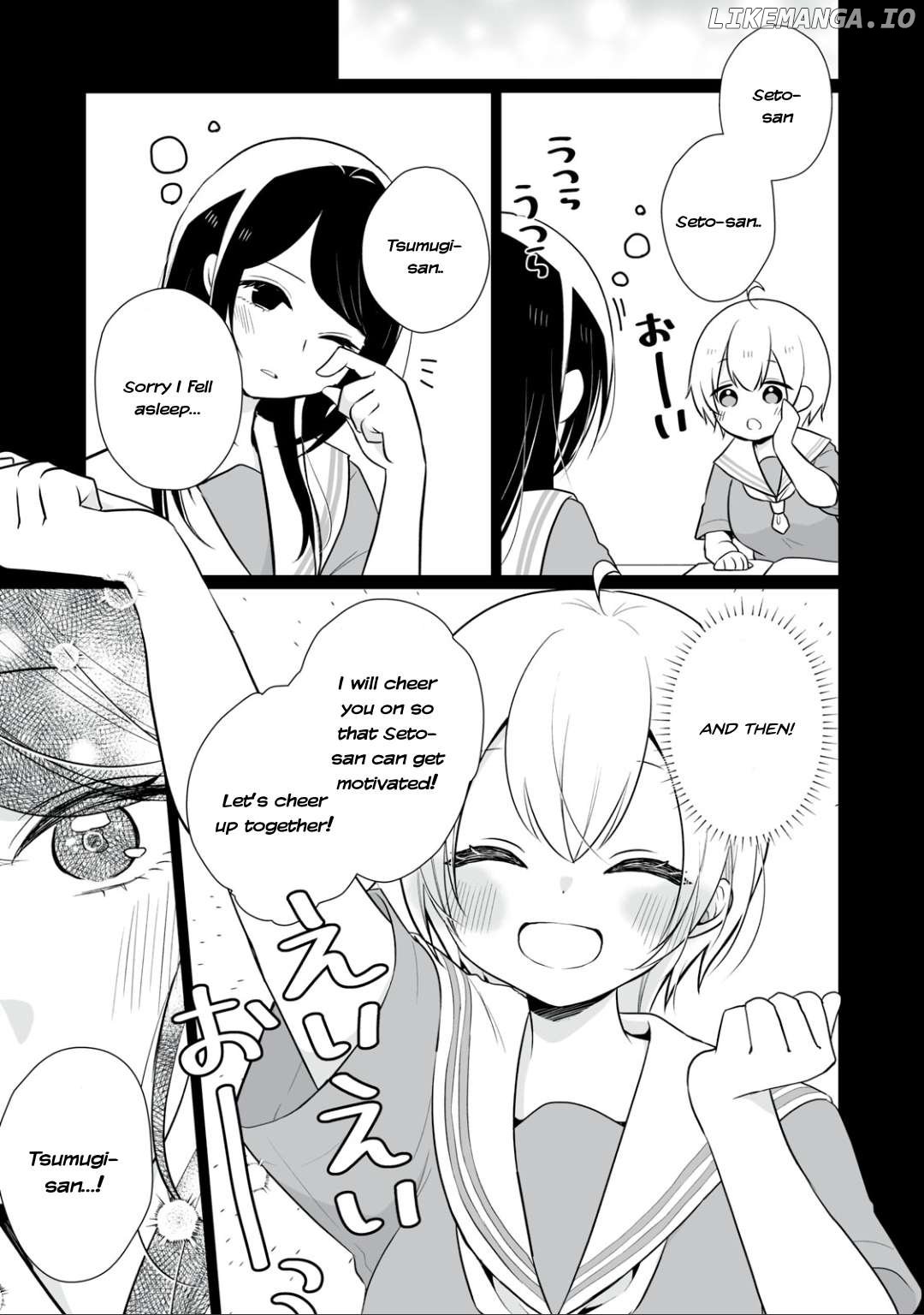 Tsumugi-chan wants to make seto-san laugh Chapter 20 - page 3