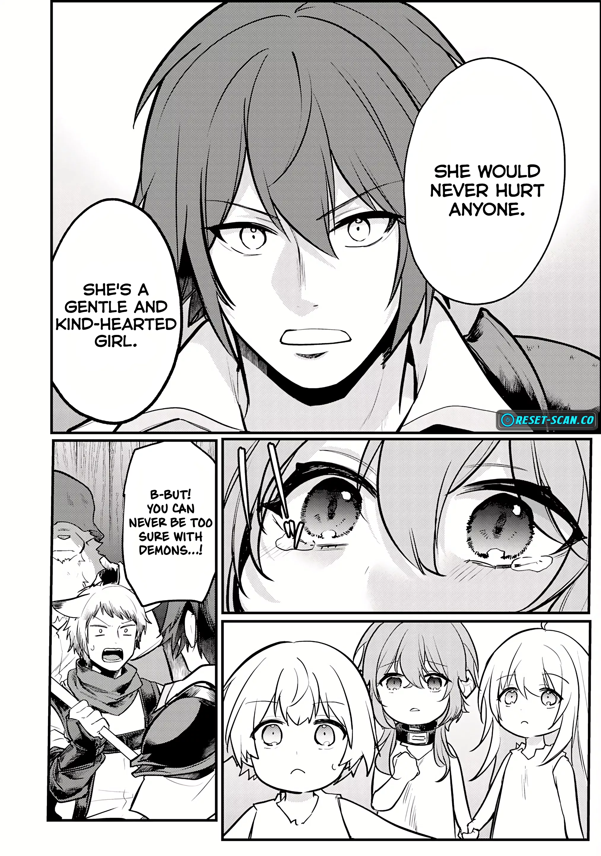 TENSEI SHITARA DOREI NO CHICHI NI NATTAKEDO, KAZOKU TOSHITE MEDERU KOTO NI SHITA 〜 JITSU WA YUUSHA TO MAOU TO SEIJO DATTA KODOMOTACHI NO CHIKARA GA TONDEMO SKILL DE TSUKAETA NODE SAIKYOU DESU 〜 Chapter 2 - page 24