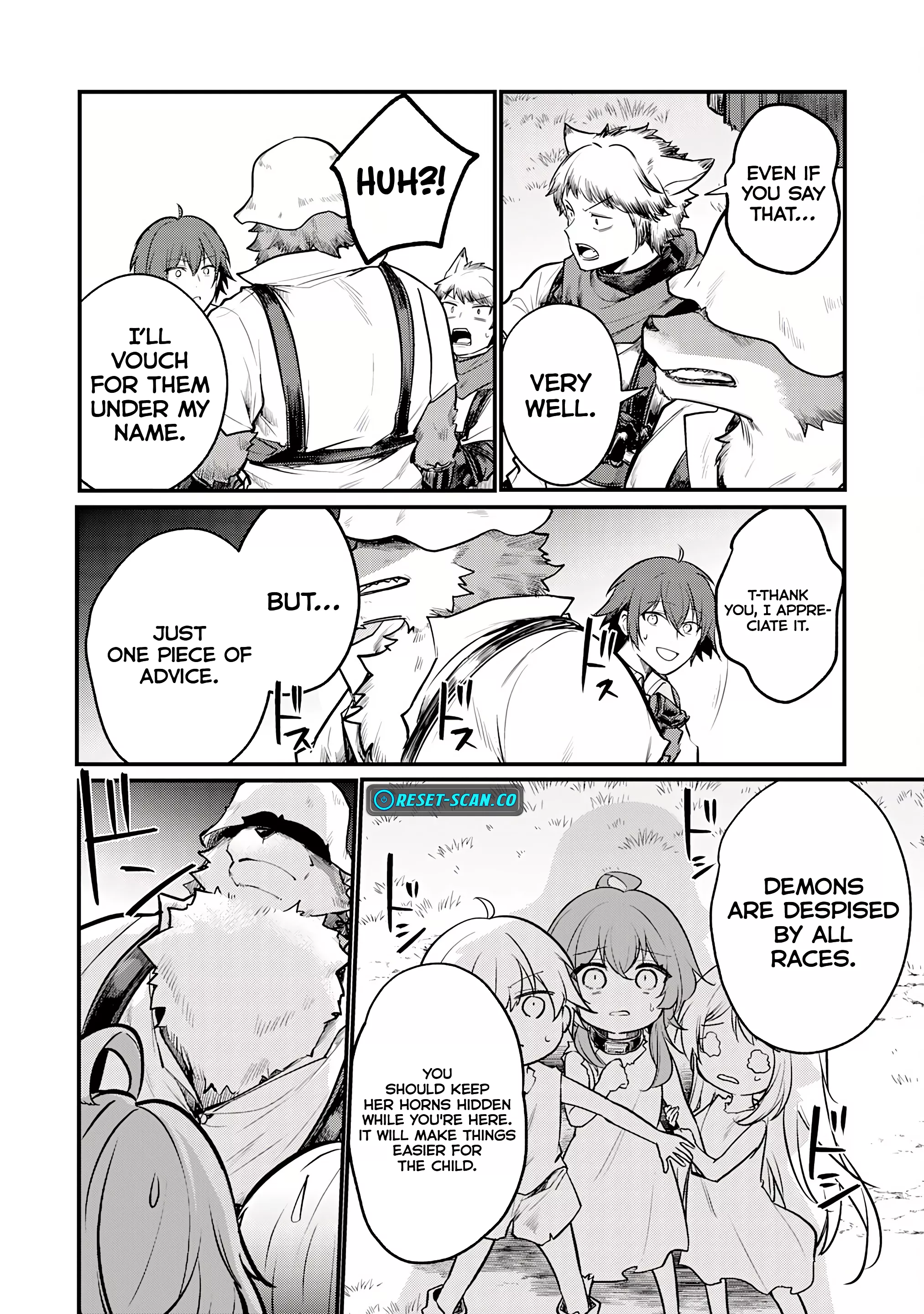 TENSEI SHITARA DOREI NO CHICHI NI NATTAKEDO, KAZOKU TOSHITE MEDERU KOTO NI SHITA 〜 JITSU WA YUUSHA TO MAOU TO SEIJO DATTA KODOMOTACHI NO CHIKARA GA TONDEMO SKILL DE TSUKAETA NODE SAIKYOU DESU 〜 Chapter 2 - page 26