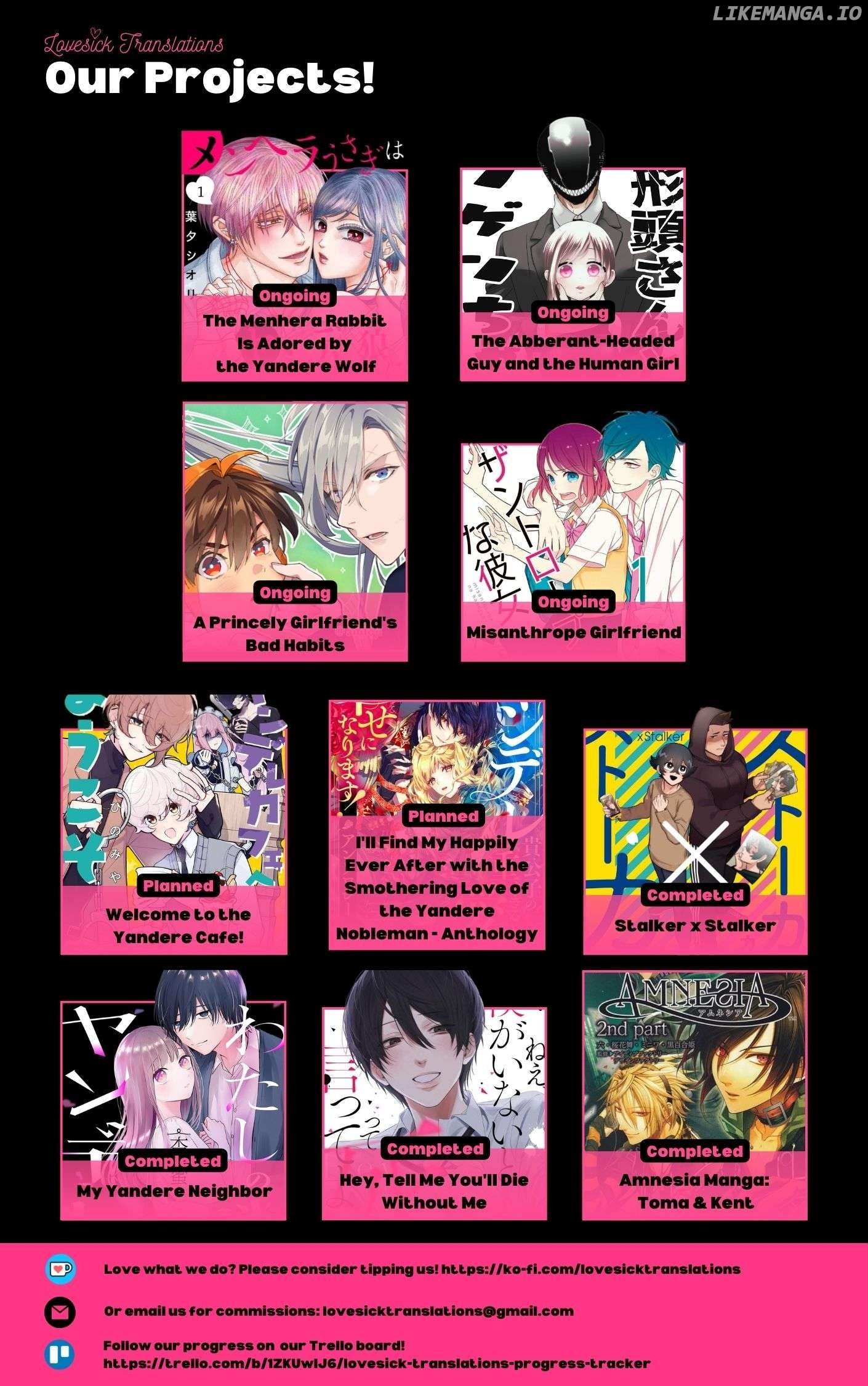 The Menhera Rabbit is Adored by the Yandere Wolf Chapter 21 - page 24
