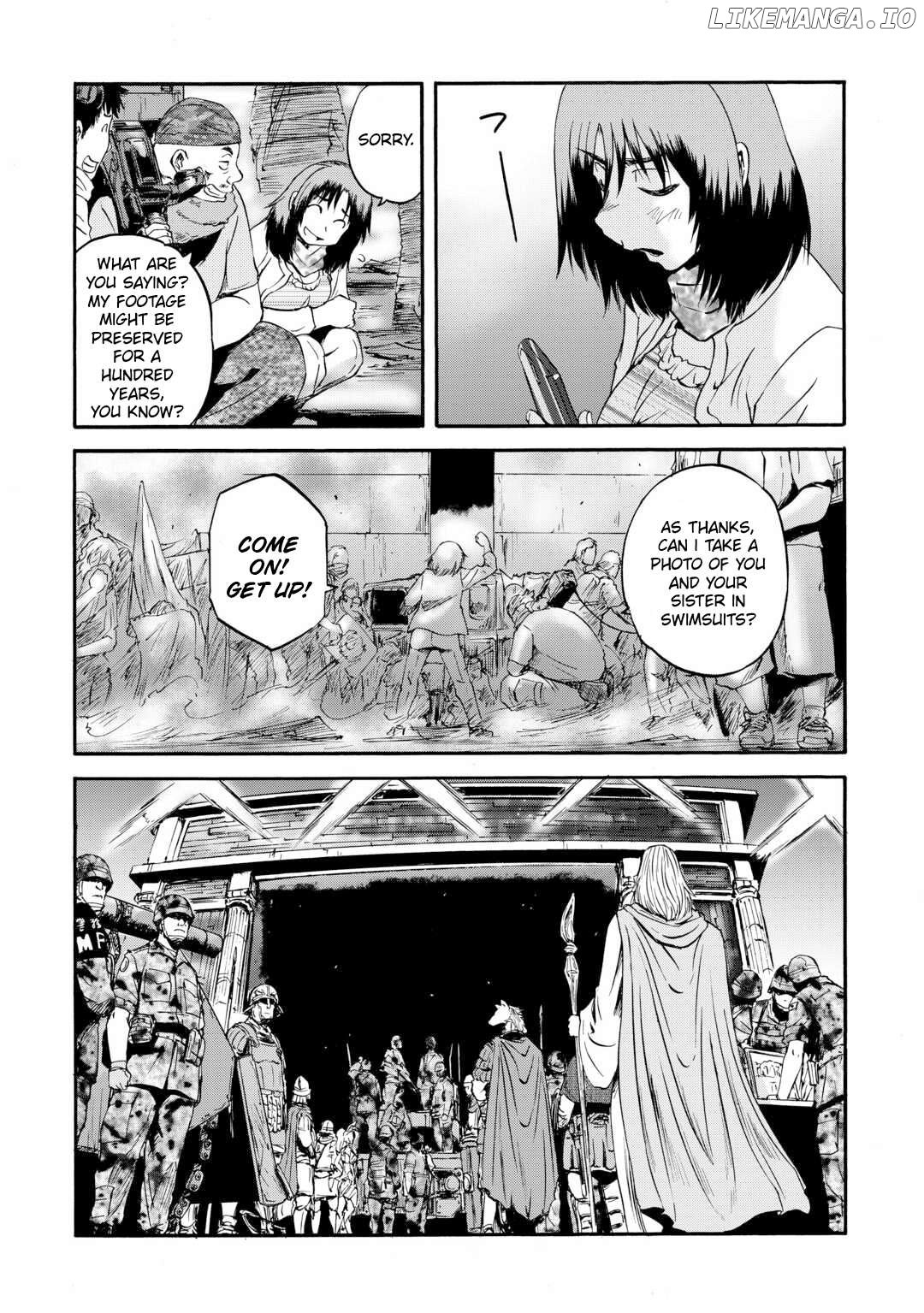 Gate - Jietai Kare no Chi nite, Kaku Tatakeri Chapter 140 - page 27