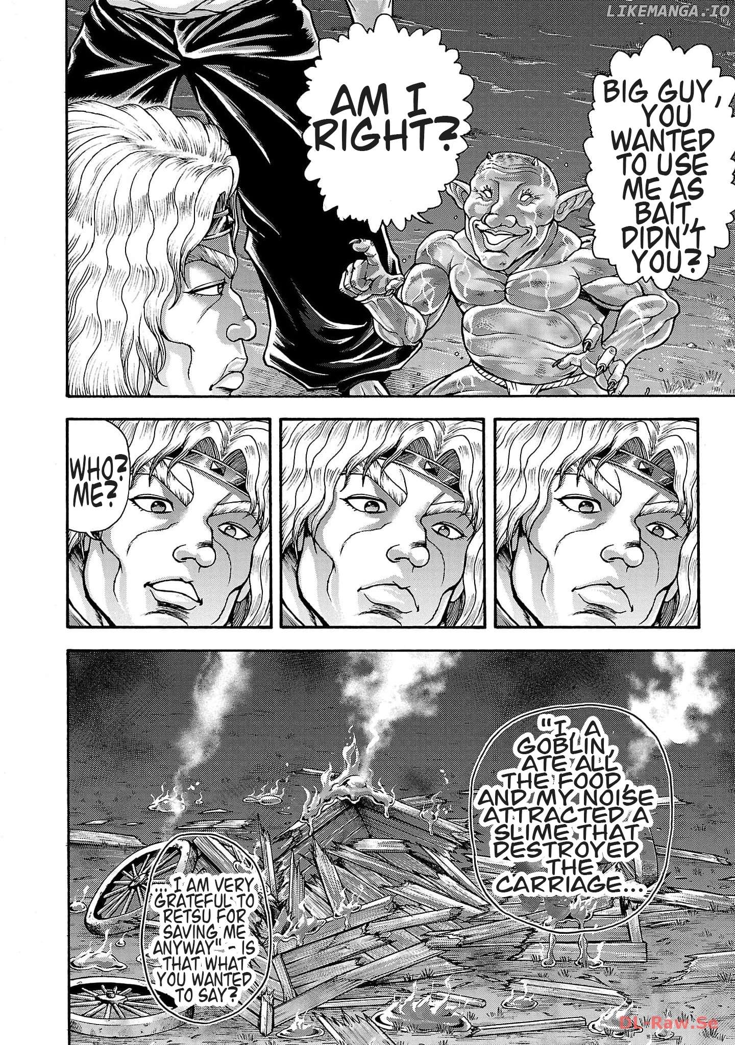 Baki Gaiden – Retsu Kaioh Isekai Tensei Shitemo Ikkō Kamawan! Chapter 41 - page 8