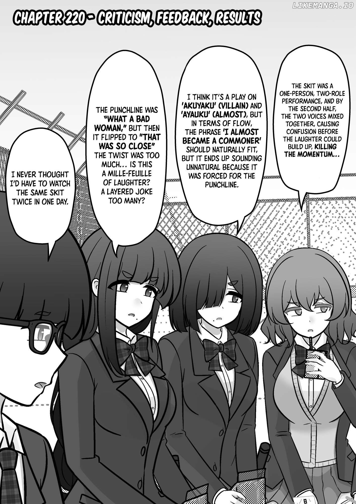 A Parallel World With A 1:39 Male To Female Ratio Is Unexpectedly Normal Chapter 220 - page 1