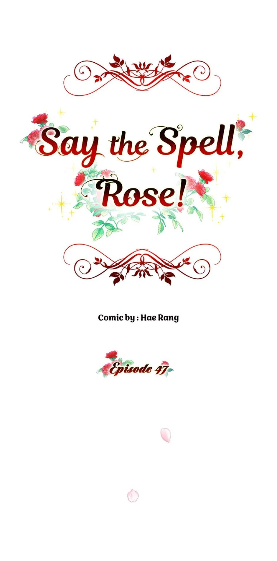 Say the spell, Rose! Chapter 47 - page 23